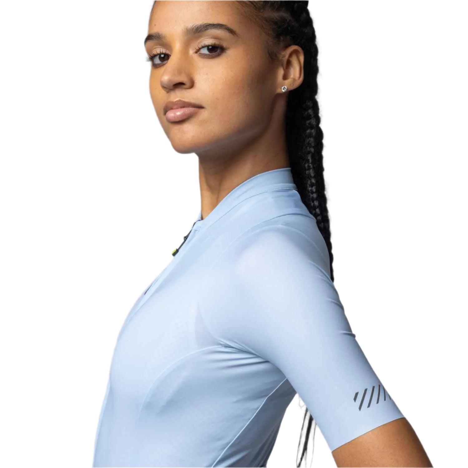 Ale Clothing Colour Block 2.0 Pragma Ladies Short Sleeves Jersey Light / Blue - FREE UK Shipping, FREE 365 Day Returns | Moto Central