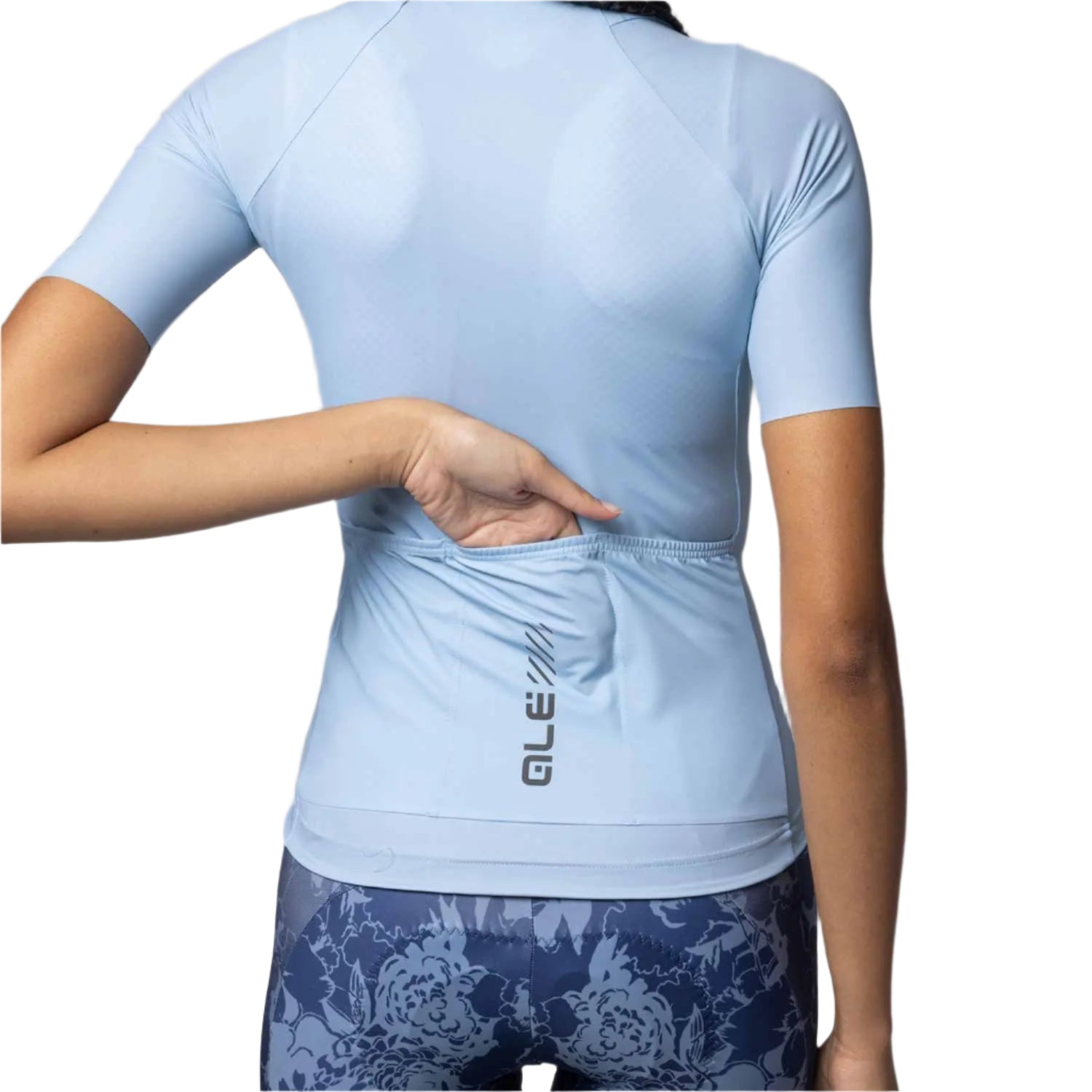 Ale Clothing Colour Block 2.0 Pragma Ladies Short Sleeves Jersey Light / Blue - FREE UK Shipping, FREE 365 Day Returns | Moto Central