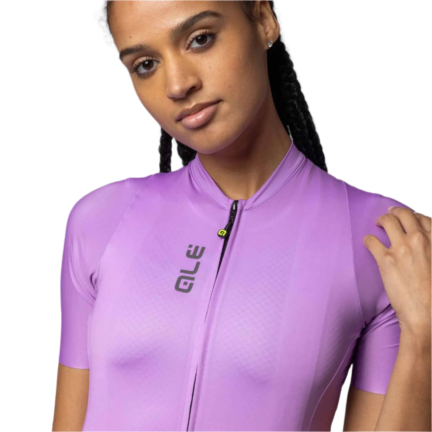 Ale Clothing Colour Block 2.0 Pragma Ladies Short Sleeves Jersey Purple / Pink - FREE UK Shipping, FREE 365 Day Returns | Moto Central
