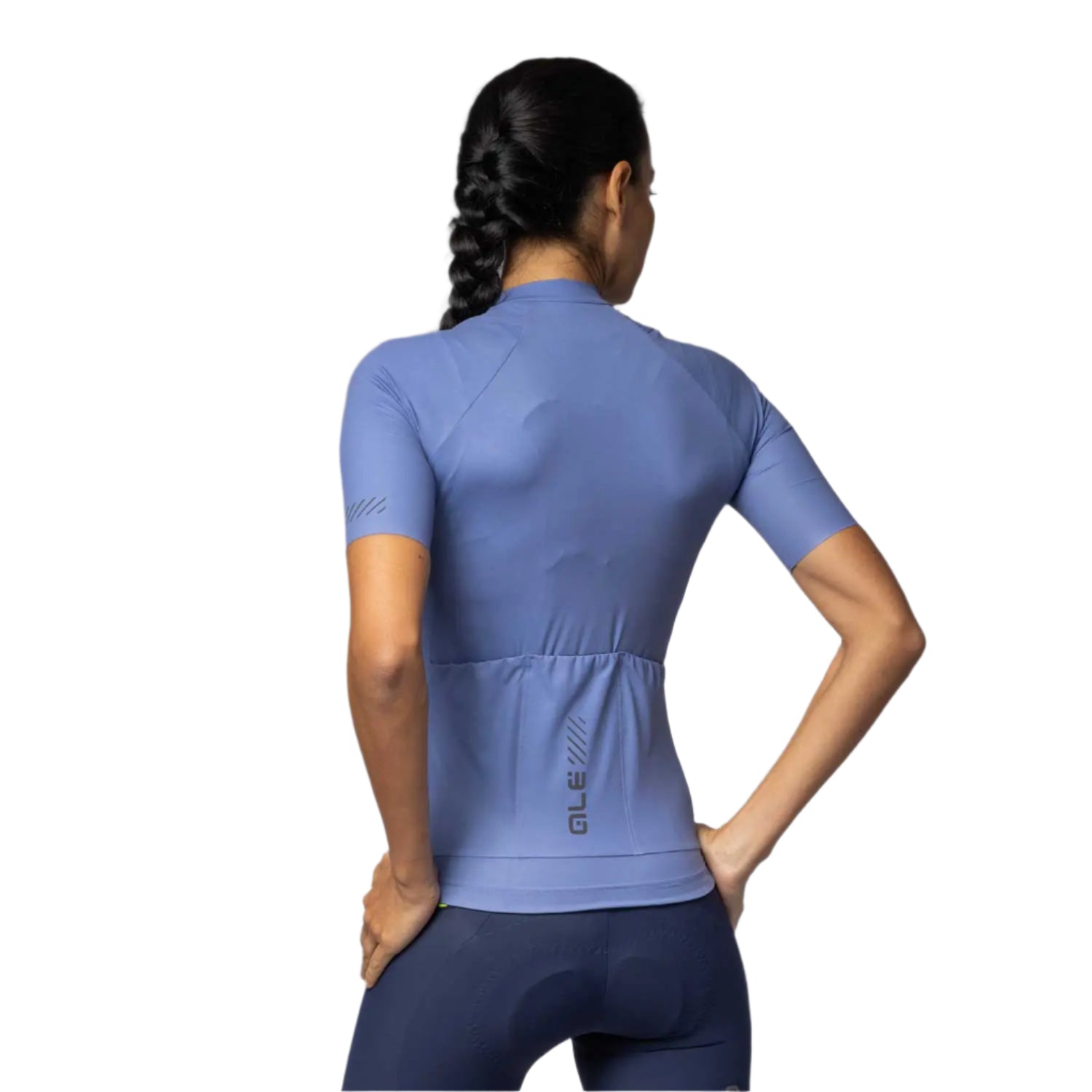 Ale Clothing Colour Block 2.0 Pragma Ladies Short Sleeves Jersey Blue - FREE UK Shipping, FREE 365 Day Returns | Moto Central