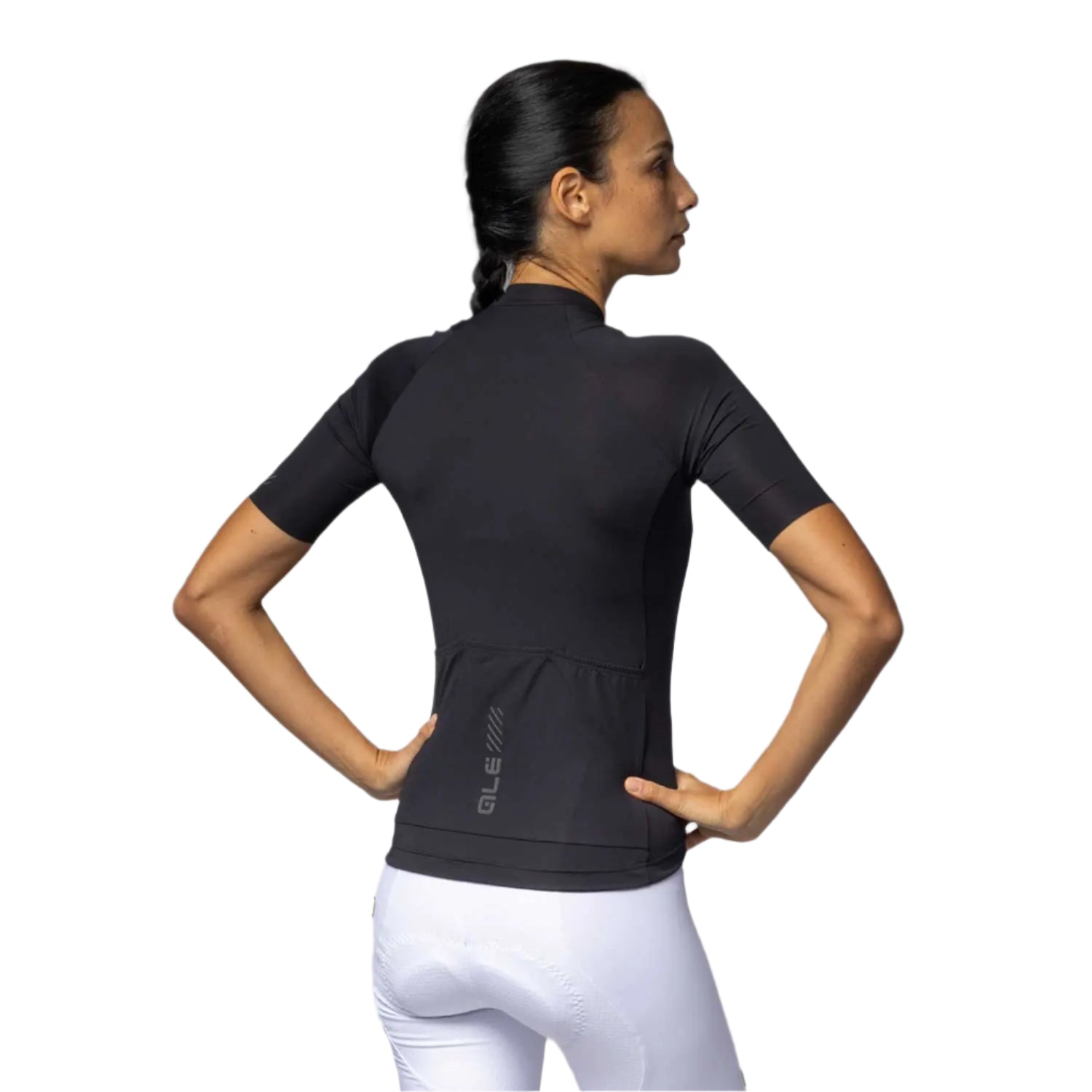 Ale Clothing Colour Block 2.0 Pragma Ladies Short Sleeves Jersey Black - FREE UK Shipping, FREE 365 Day Returns | Moto Central