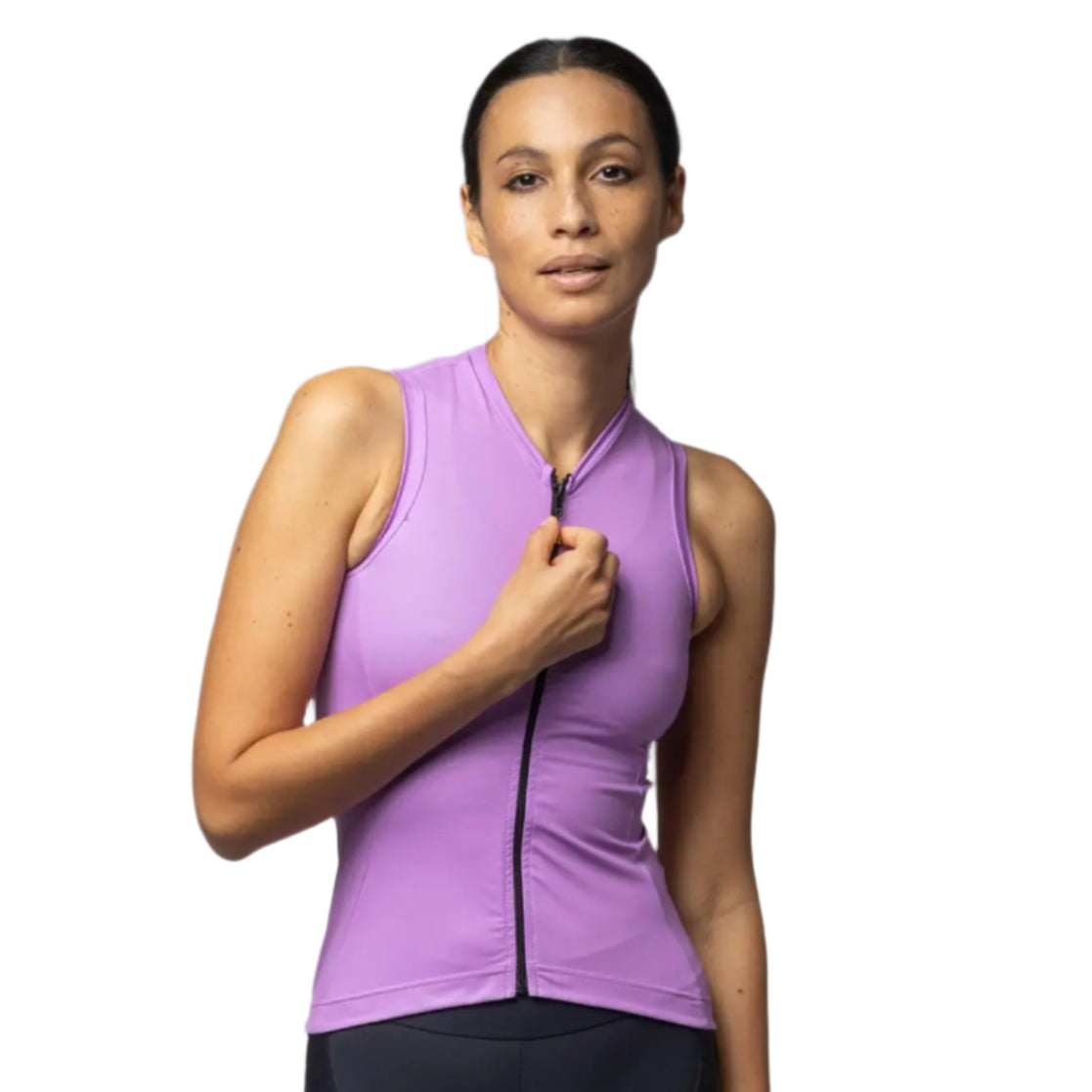 Ale Clothing Colour Block Pragma Ladies Sleeveless Jersey Violet - FREE UK Shipping, FREE 365 Day Returns | Moto Central