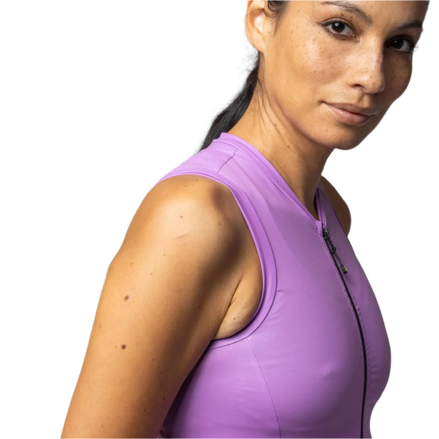 Ale Clothing Colour Block Pragma Ladies Sleeveless Jersey Violet - FREE UK Shipping, FREE 365 Day Returns | Moto Central