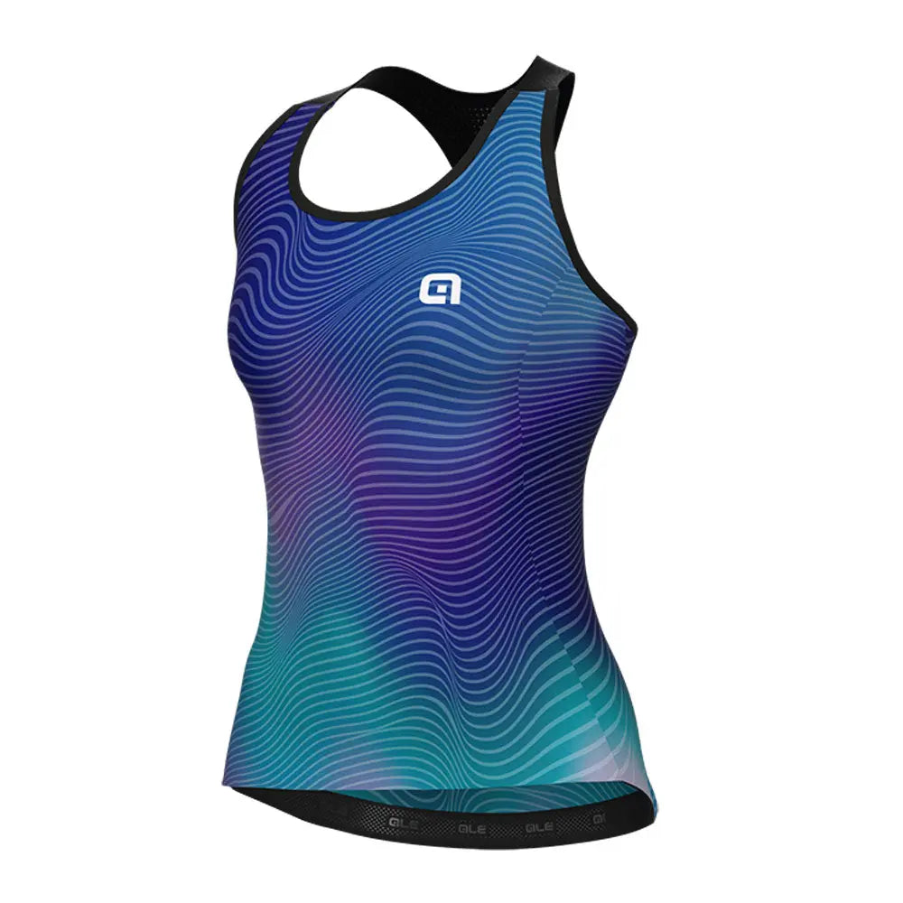 Ale Clothing Onda Pragma Ladies Tank Top Blue - FREE UK Shipping, FREE 365 Day Returns | Moto Central