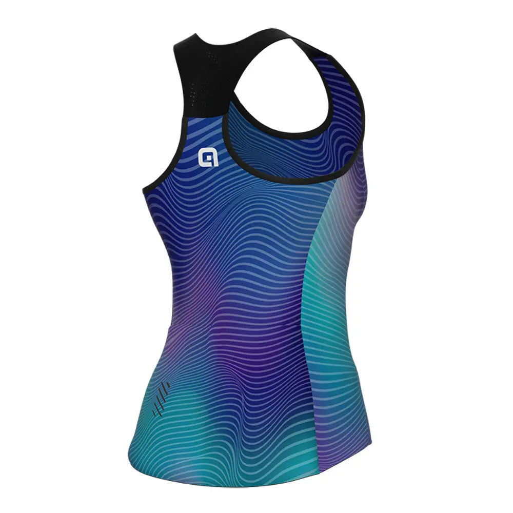 Ale Clothing Onda Pragma Ladies Tank Top Blue - FREE UK Shipping, FREE 365 Day Returns | Moto Central
