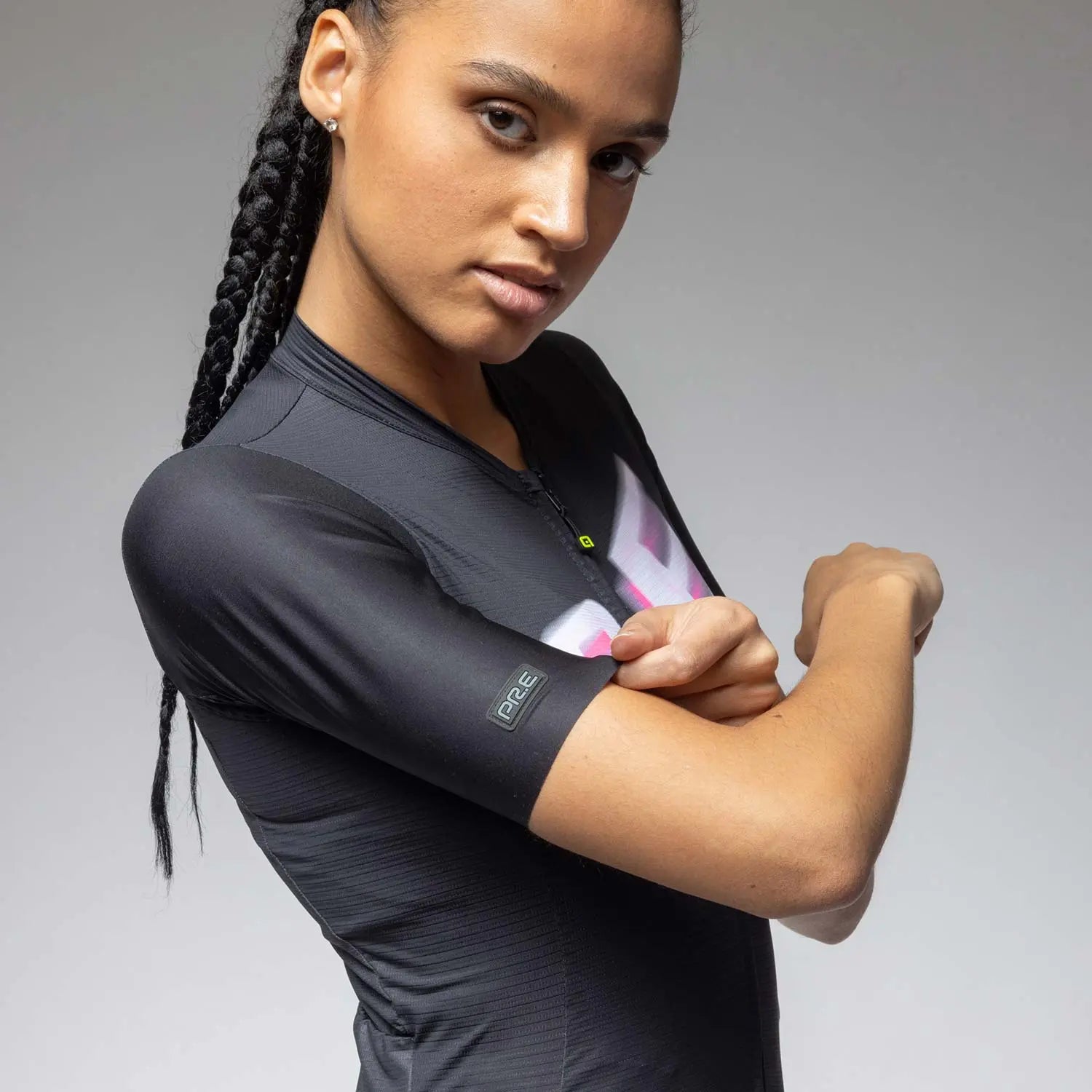Ale Clothing Sauvage 2.0 PR-E Ladies Short Sleeves Jersey Black - FREE UK Shipping, FREE 365 Day Returns | Moto Central