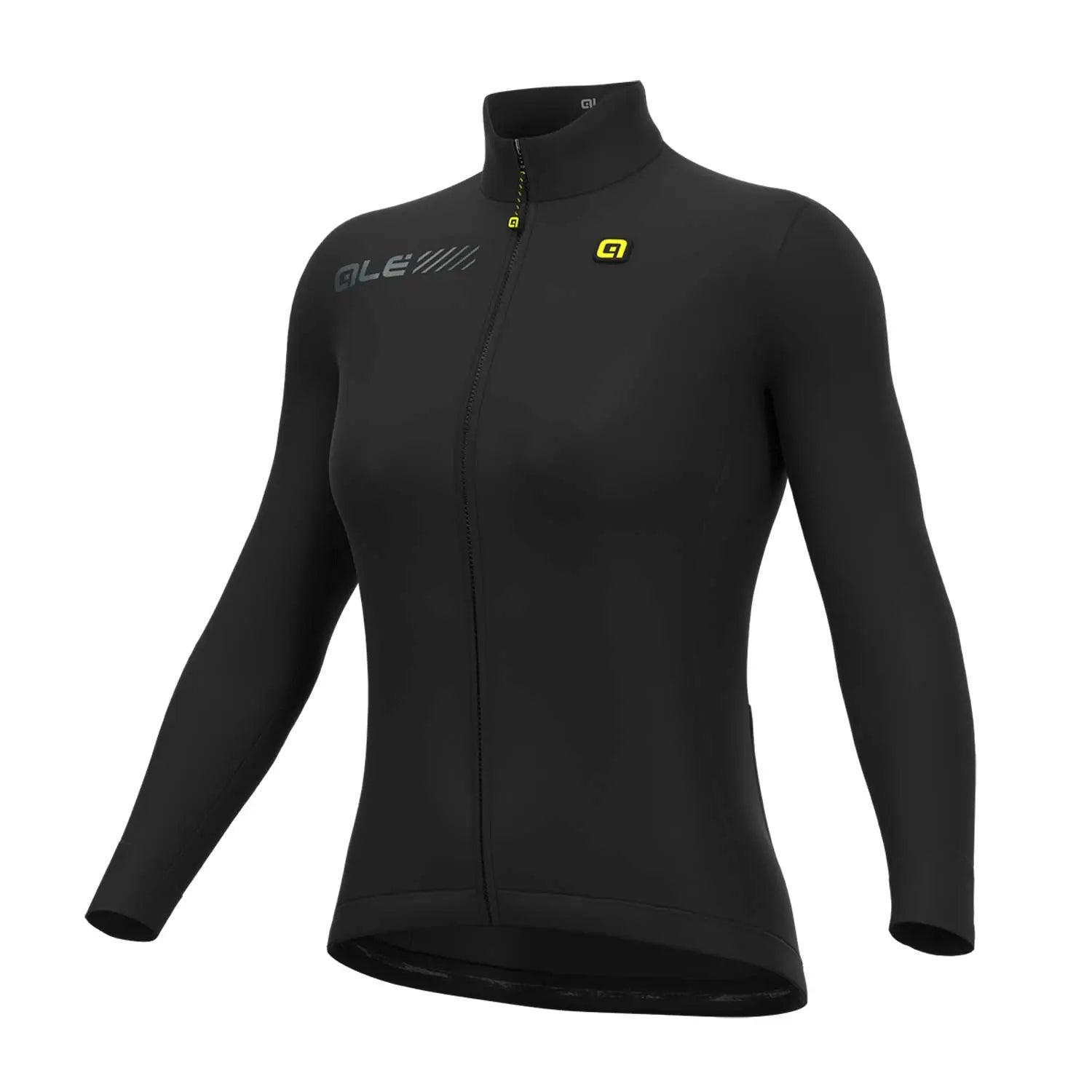 Ale Clothing Fondo 2.0 Solid Ladies Long Sleeves Jersey Black - FREE UK Shipping, FREE 365 Day Returns | Moto Central
