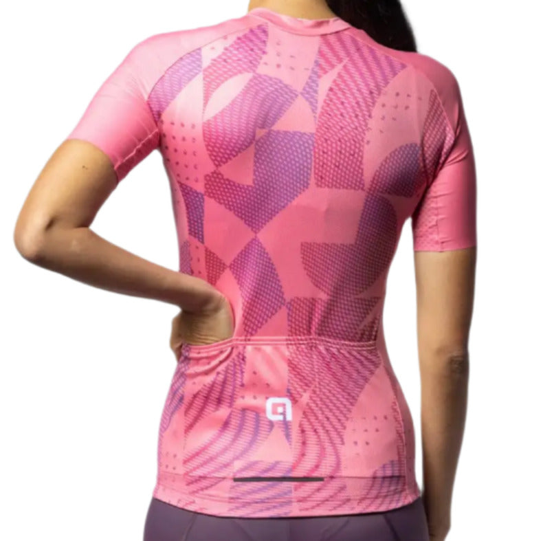 Ale Clothing Enjoy Pragma Ladies Short Sleeves Jersey Pink - FREE UK Shipping, FREE 365 Day Returns | Moto Central