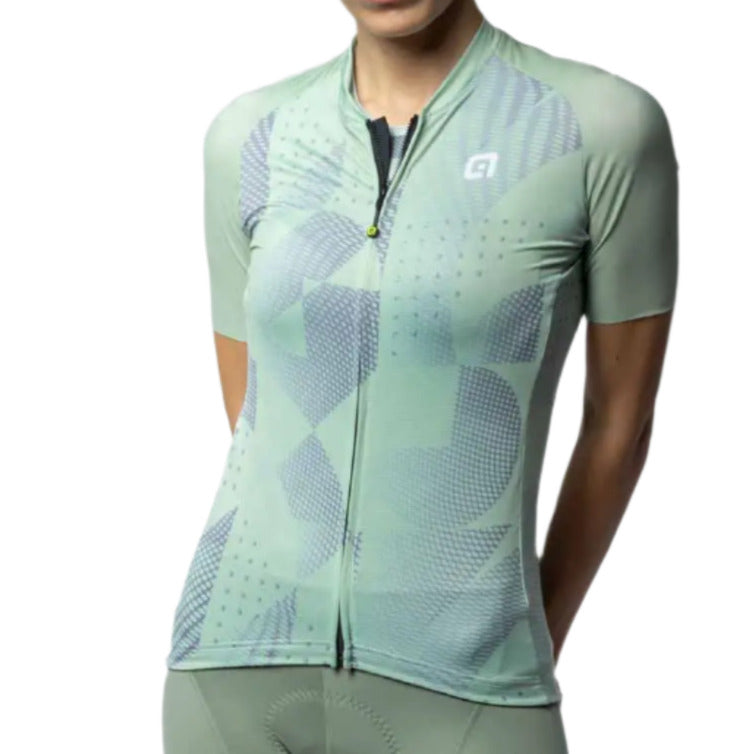 Ale Clothing Enjoy Pragma Ladies Short Sleeves Jersey Celeste - FREE UK Shipping, FREE 365 Day Returns | Moto Central