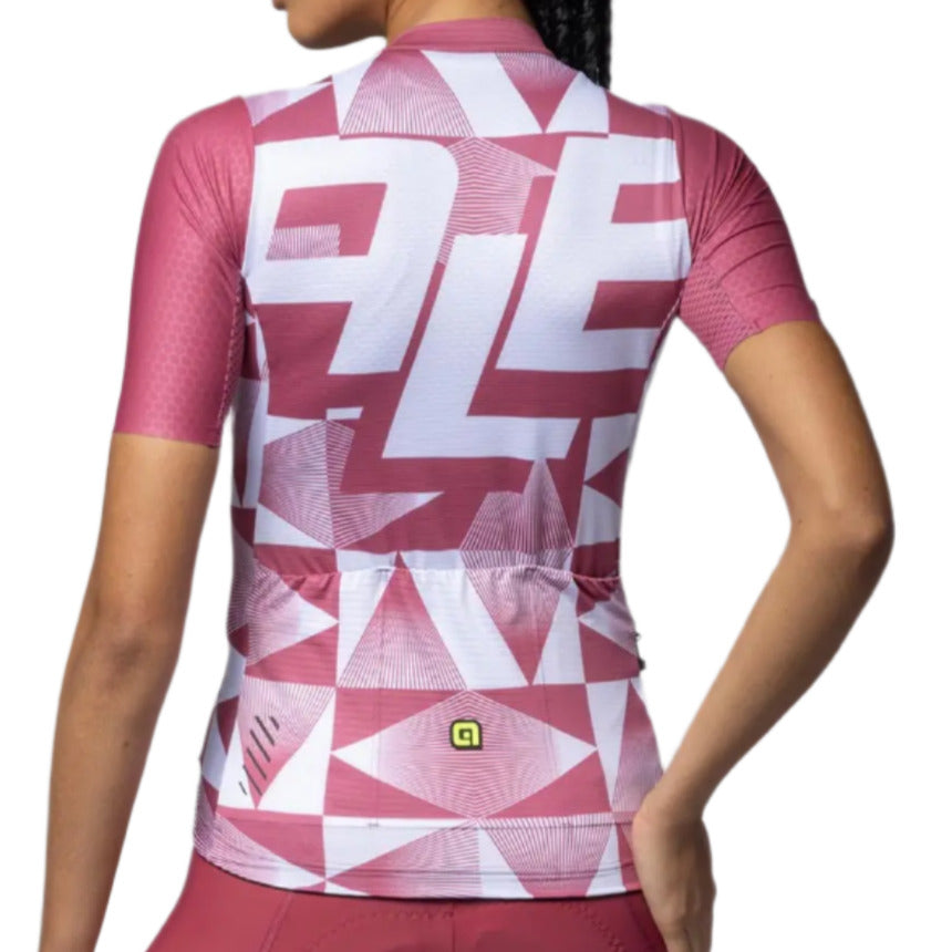 Ale Clothing Multiverso PR-E Ladies Short Sleeves Jersey Red - FREE UK Shipping, FREE 365 Day Returns | Moto Central