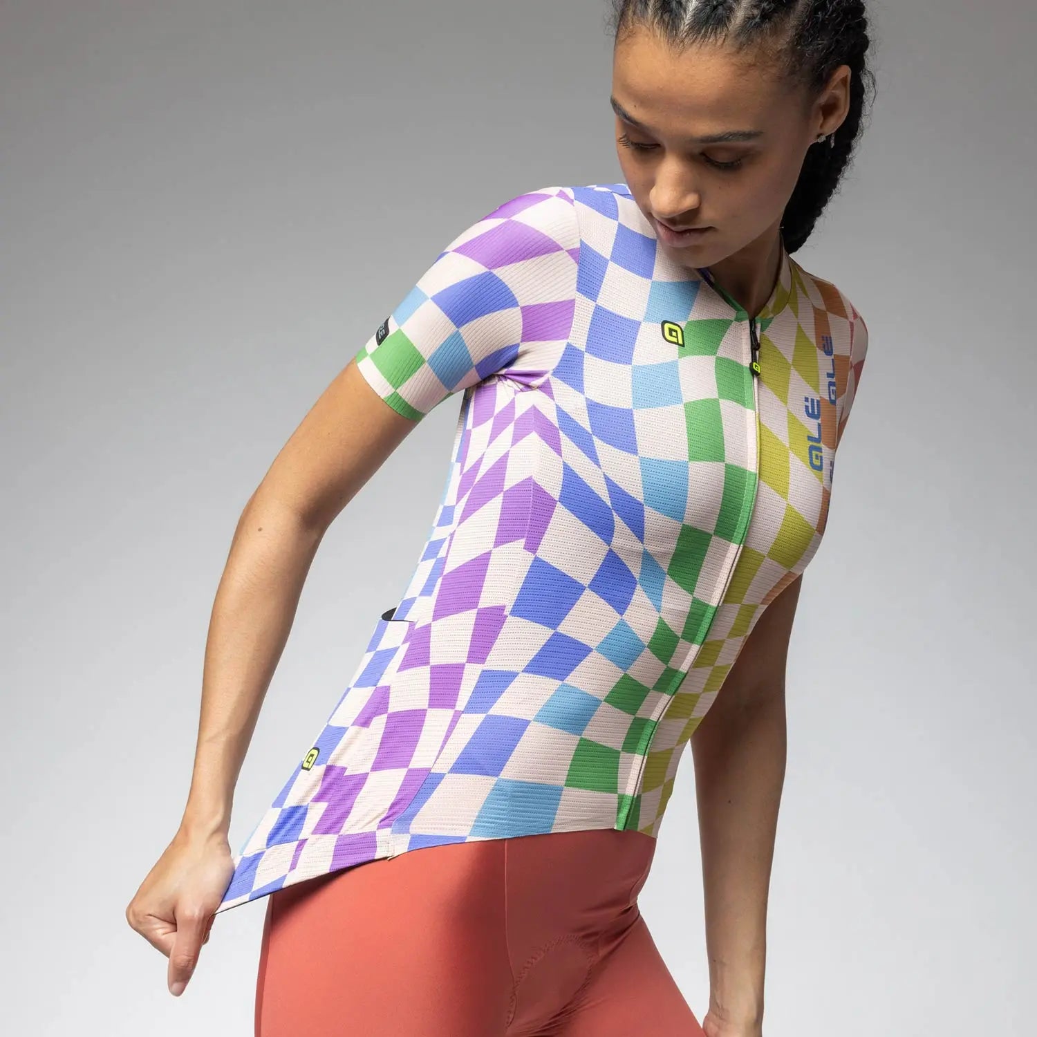 Ale Clothing Multicolourverso 2.0 PR-E Ladies Short Sleeves Jersey Multicolour - FREE UK Shipping, FREE 365 Day Returns | Moto Central