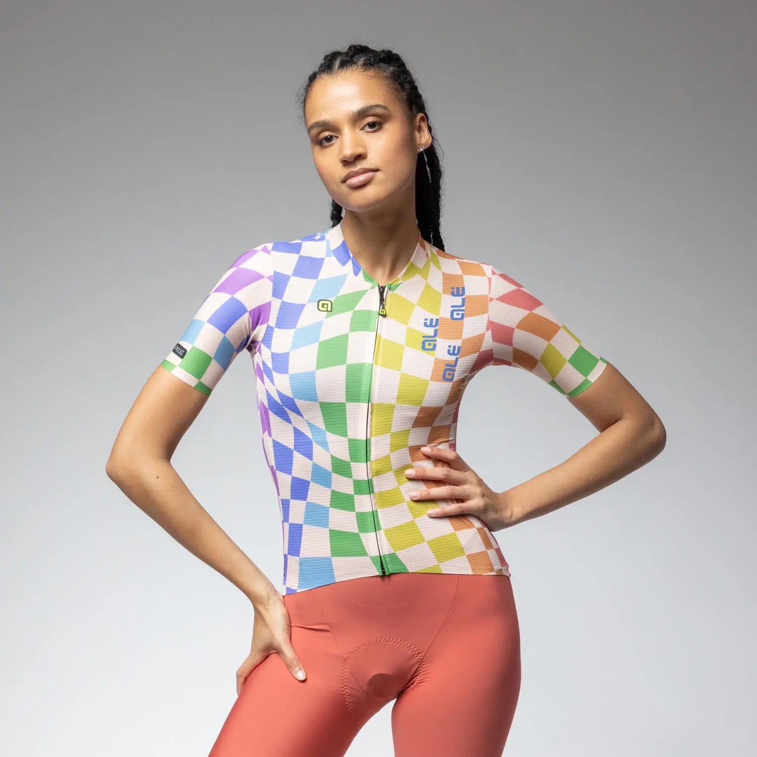Ale Clothing Multicolourverso 2.0 PR-E Ladies Short Sleeves Jersey Multicolour - FREE UK Shipping, FREE 365 Day Returns | Moto Central