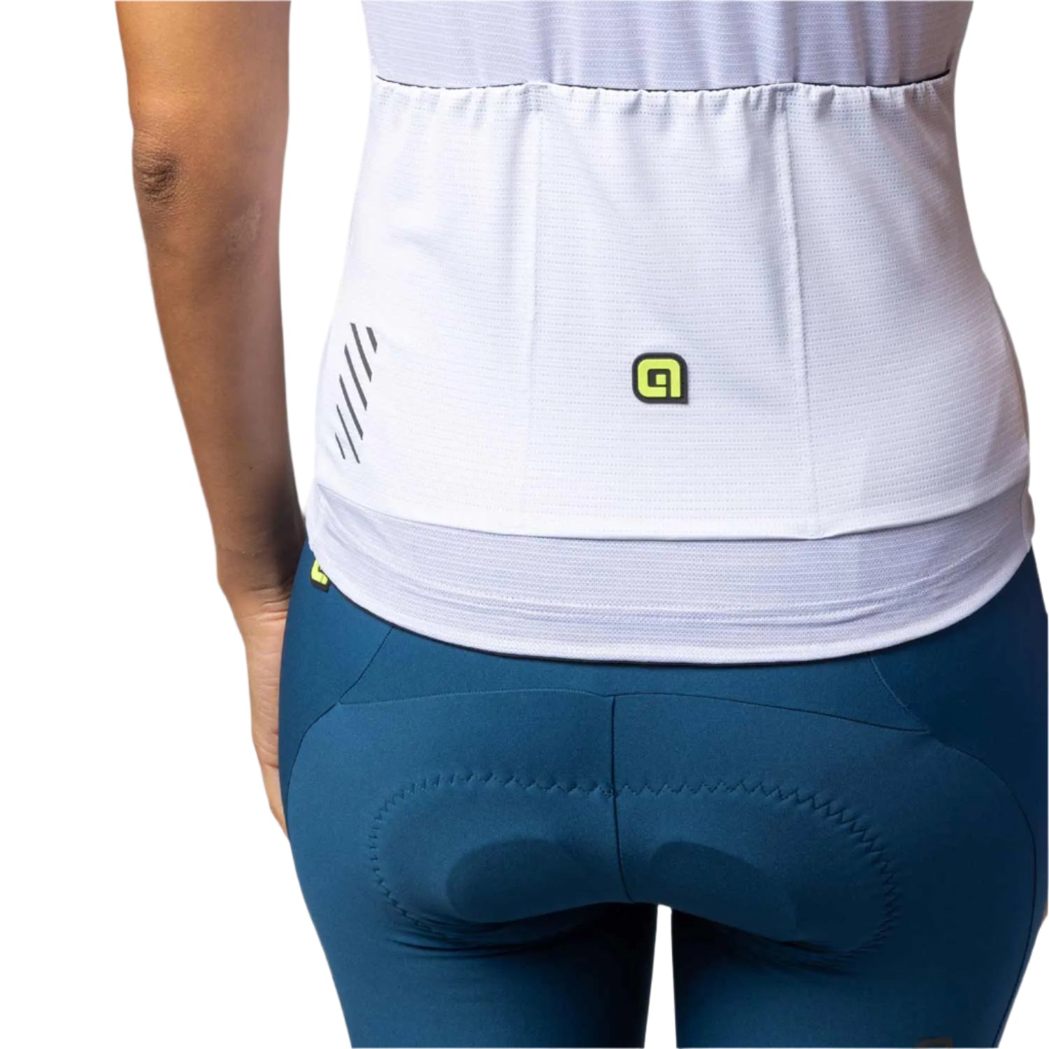 Ale Clothing Sauvage PR-E Ladies Short Sleeves Jersey White - FREE UK Shipping, FREE 365 Day Returns | Moto Central