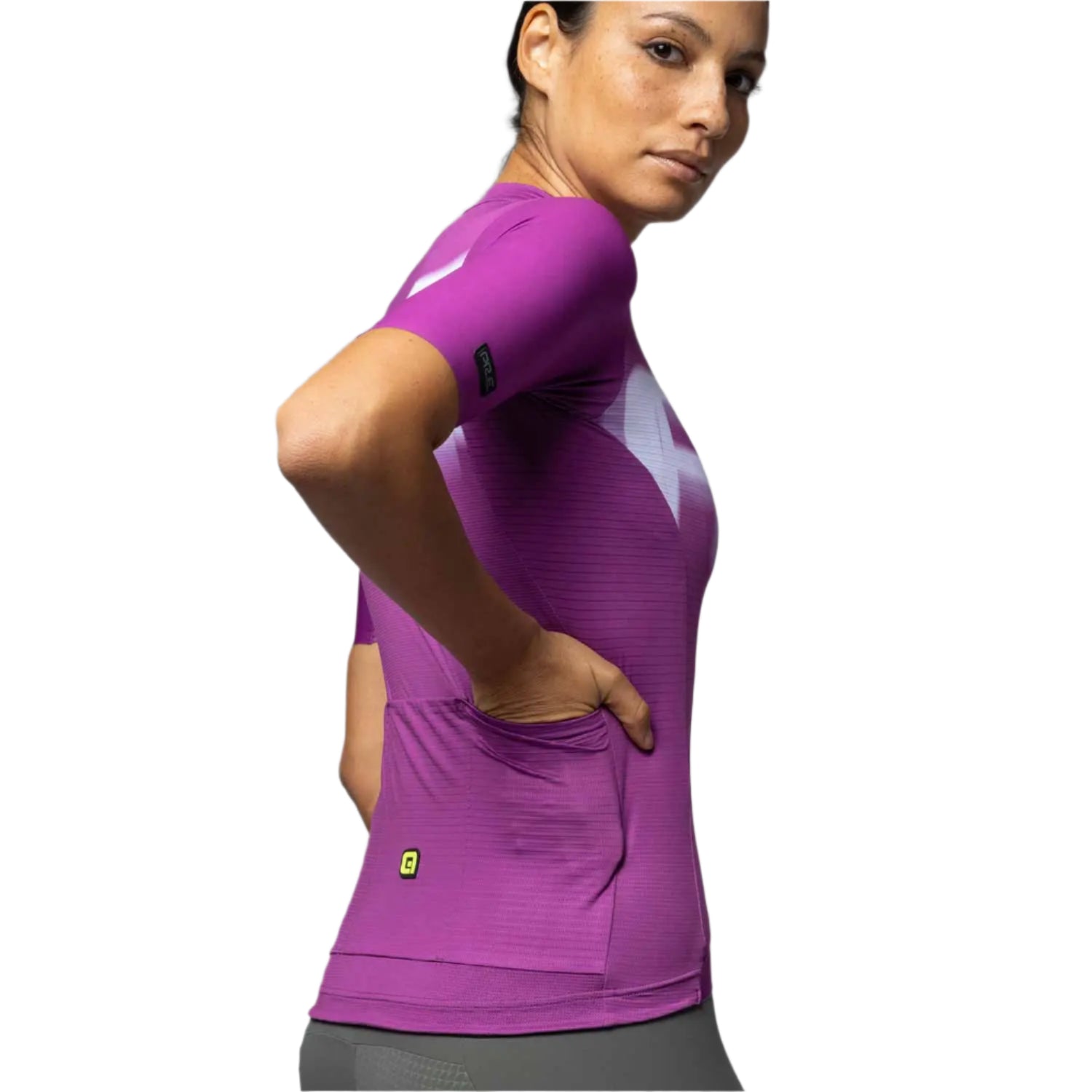 Ale Clothing Sauvage PR-E Ladies Short Sleeves Jersey Purple - FREE UK Shipping, FREE 365 Day Returns | Moto Central