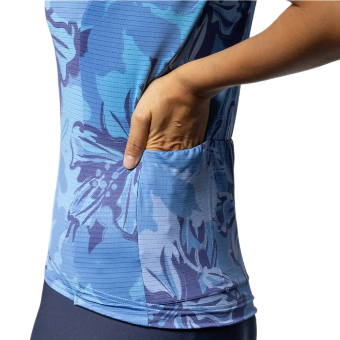 Ale Clothing Honolulu PR-E Ladies Short Sleeves Jersey Blue - FREE UK Shipping, FREE 365 Day Returns | Moto Central