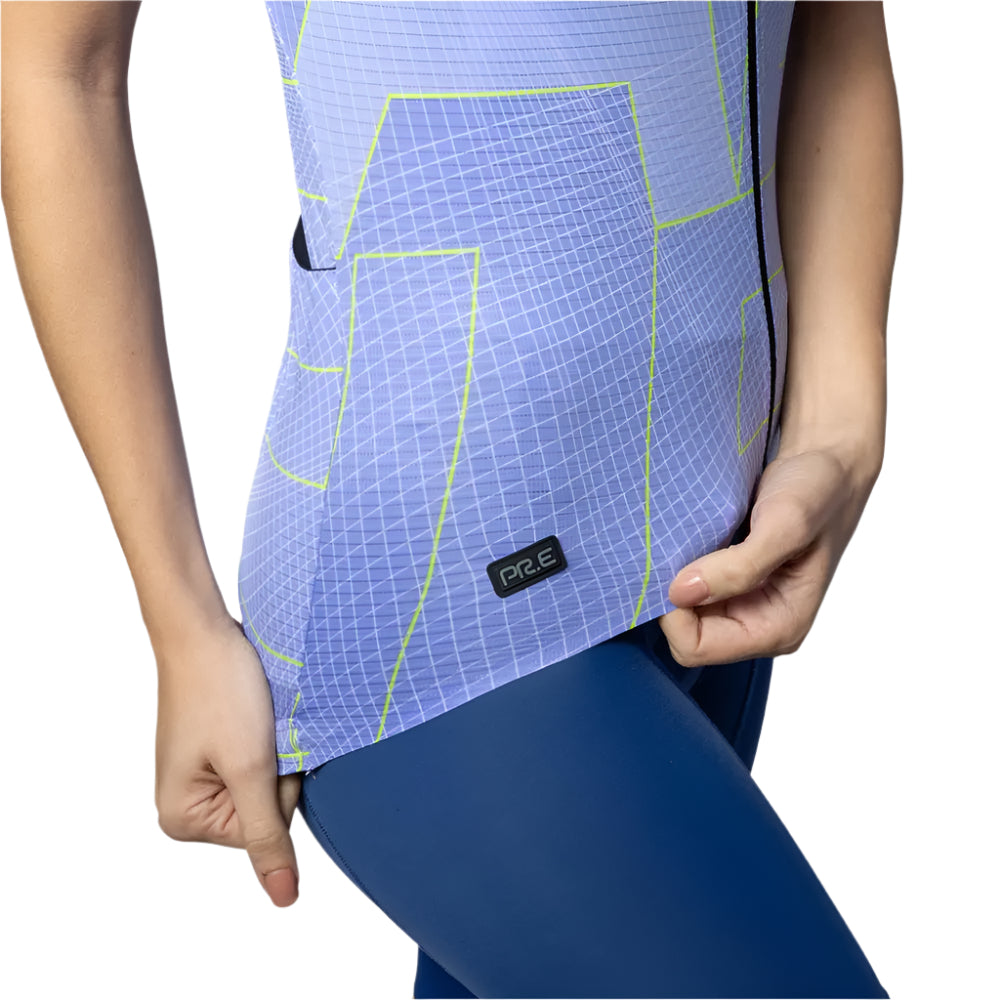 Ale Clothing Synergy PR-E Ladies Short Sleeves Jersey Light / Blue - FREE UK Shipping, FREE 365 Day Returns | Moto Central