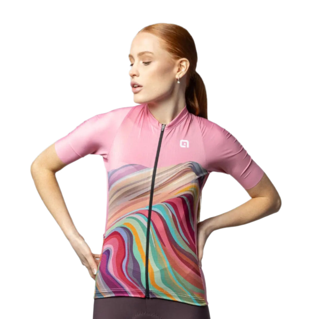Ale Clothing Rainbow PR-E Ladies Short Sleeves Jersey Multicolour - FREE UK Shipping, FREE 365 Day Returns | Moto Central