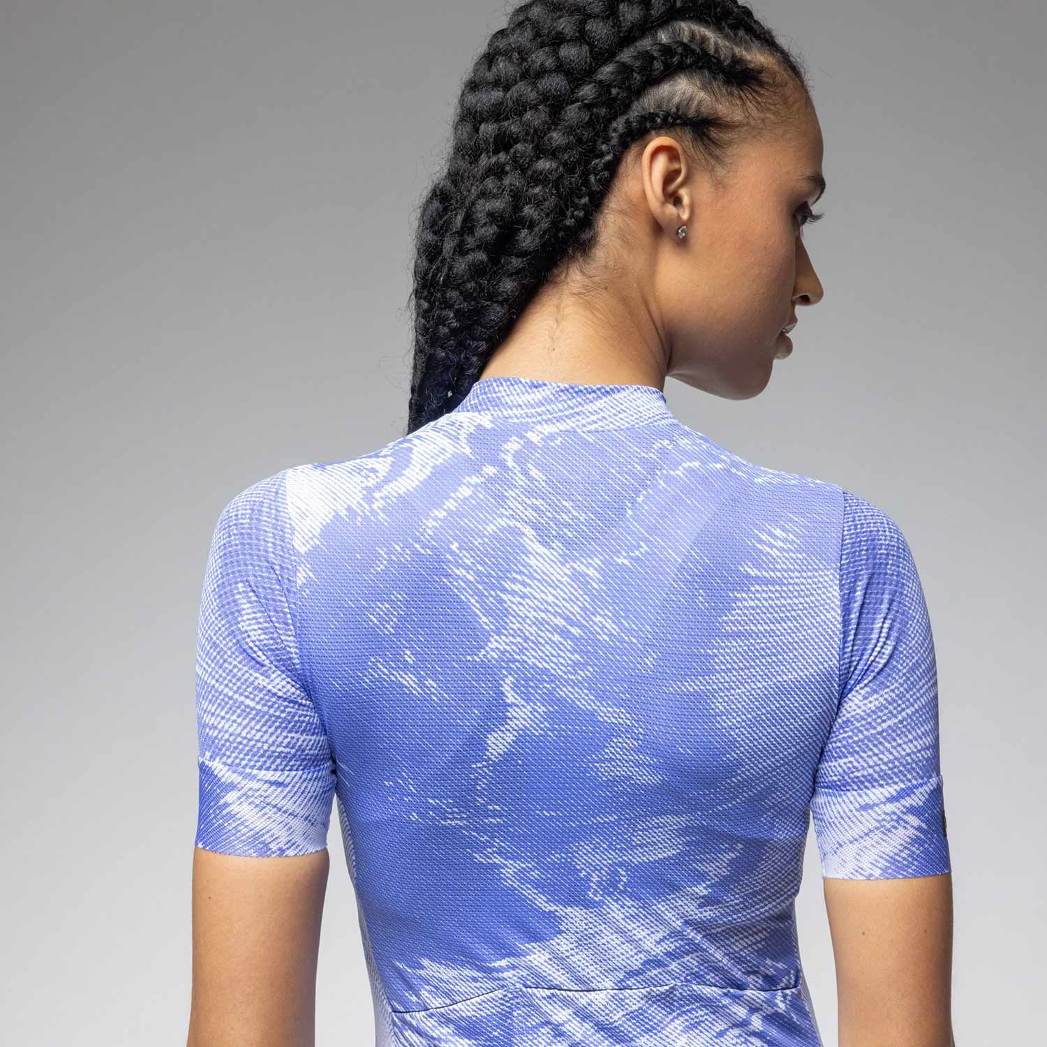 Ale Clothing Fan PR-E Ladies Short Sleeves Jersey Blue - FREE UK Shipping, FREE 365 Day Returns | Moto Central