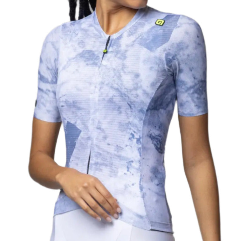 Ale Clothing Marble PR-E Ladies Short Sleeves Jersey Light / Blue - FREE UK Shipping, FREE 365 Day Returns | Moto Central