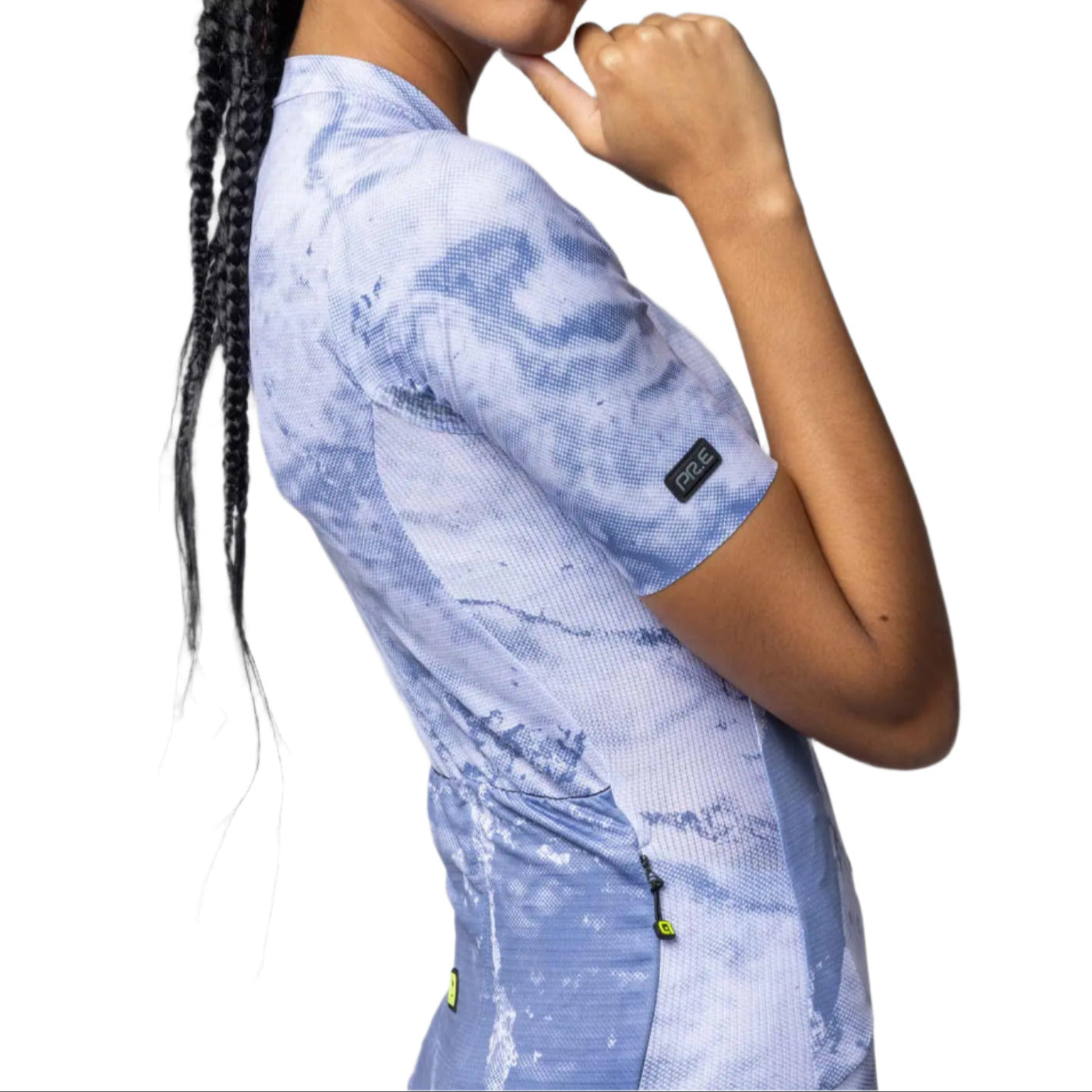 Ale Clothing Marble PR-E Ladies Short Sleeves Jersey Light / Blue - FREE UK Shipping, FREE 365 Day Returns | Moto Central
