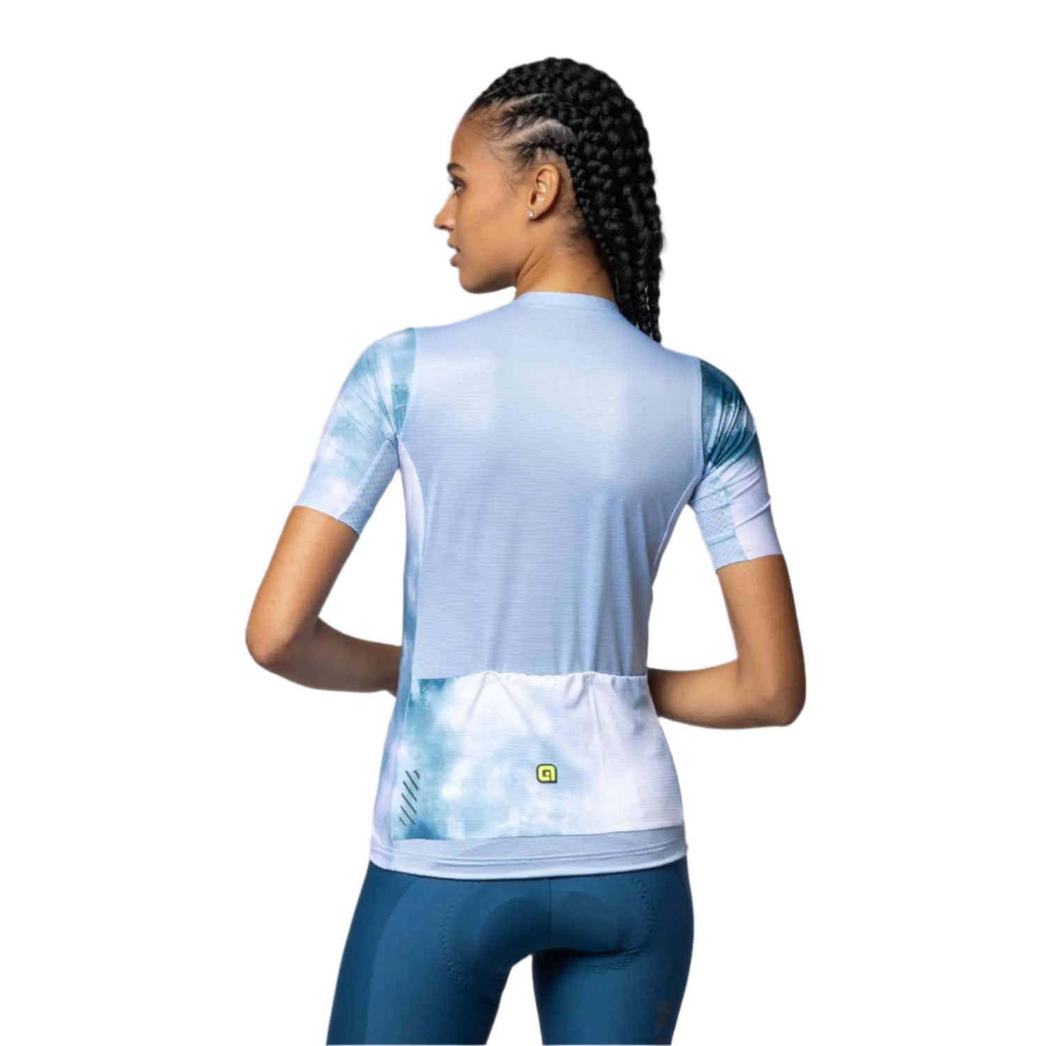 Ale Clothing Atmosphera PR-E Ladies Short Sleeves Jersey Blue - FREE UK Shipping, FREE 365 Day Returns | Moto Central