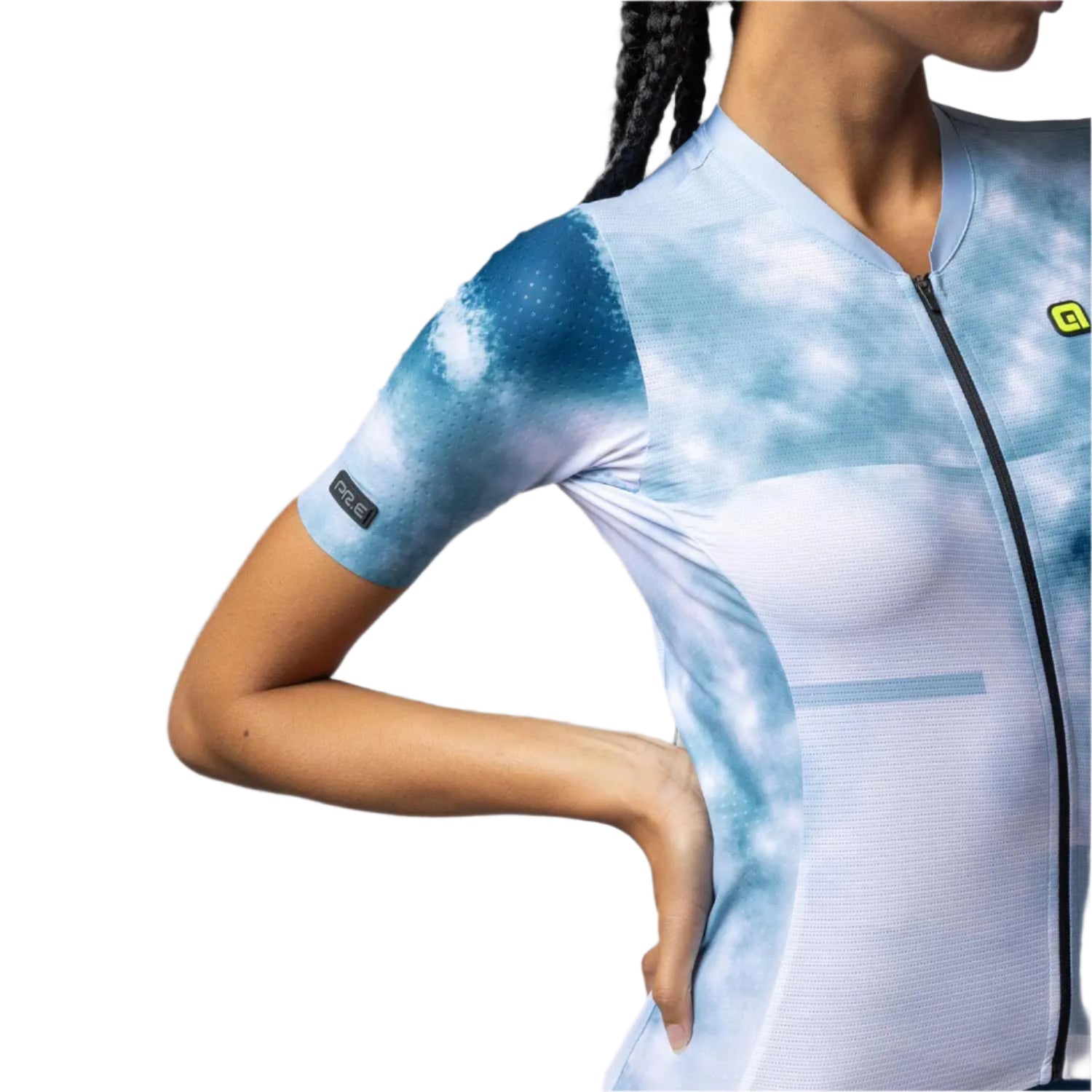 Ale Clothing Atmosphera PR-E Ladies Short Sleeves Jersey Blue - FREE UK Shipping, FREE 365 Day Returns | Moto Central