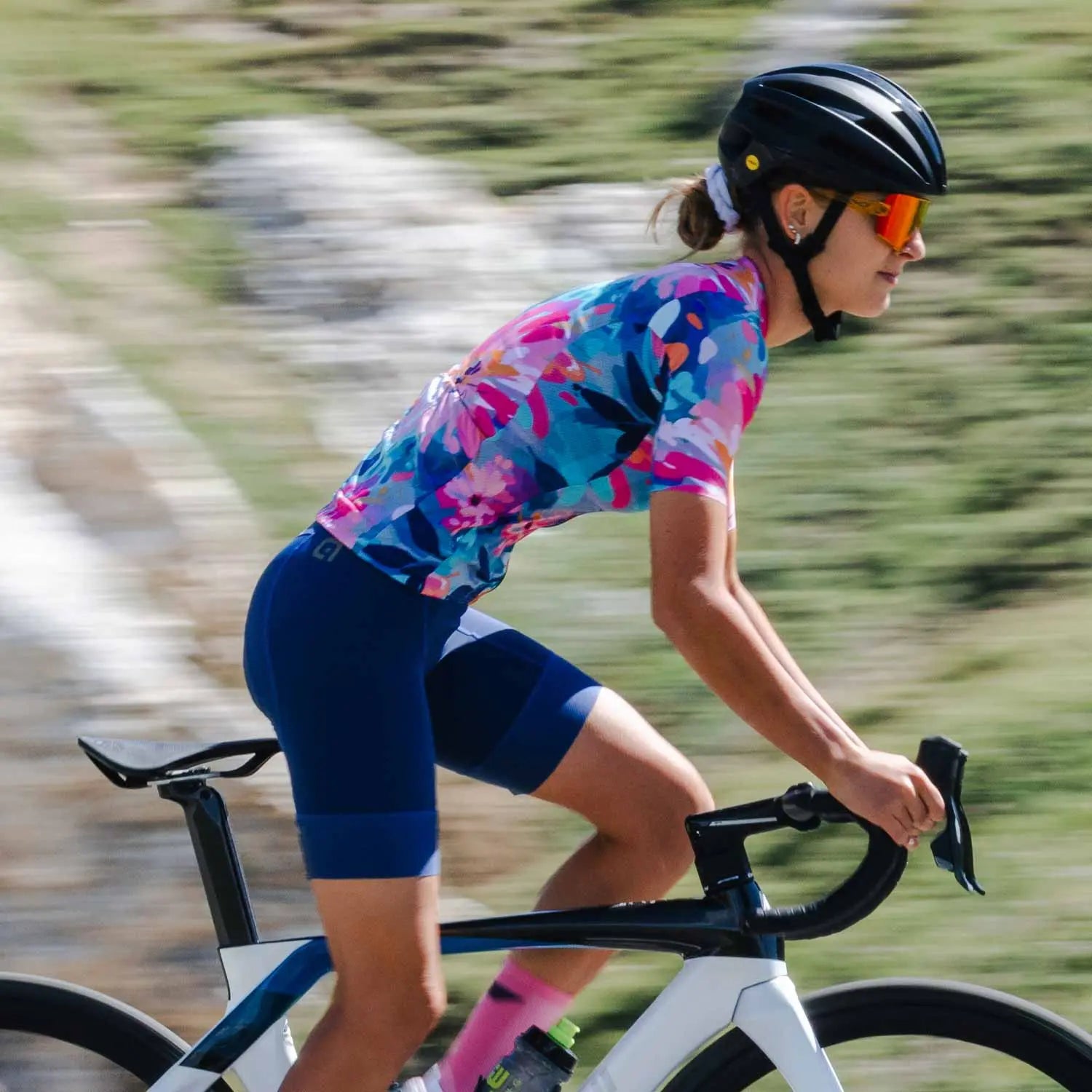 Ale Clothing Jardin PR-E Ladies Short Sleeves Jersey Multicolour - FREE UK Shipping, FREE 365 Day Returns | Moto Central
