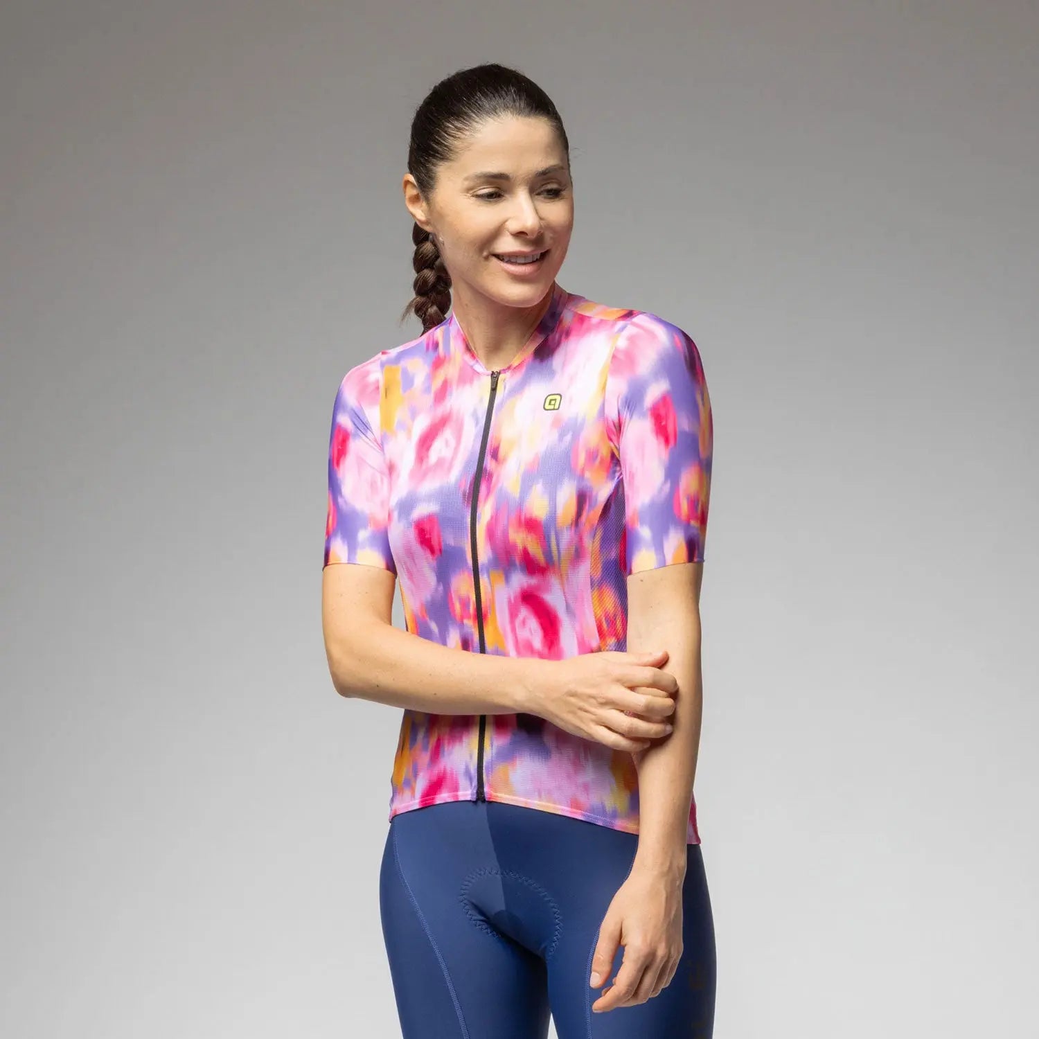 Ale Clothing Jardin 2.0 PR-E Ladies Short Sleeves Jersey Pink - FREE UK Shipping, FREE 365 Day Returns | Moto Central