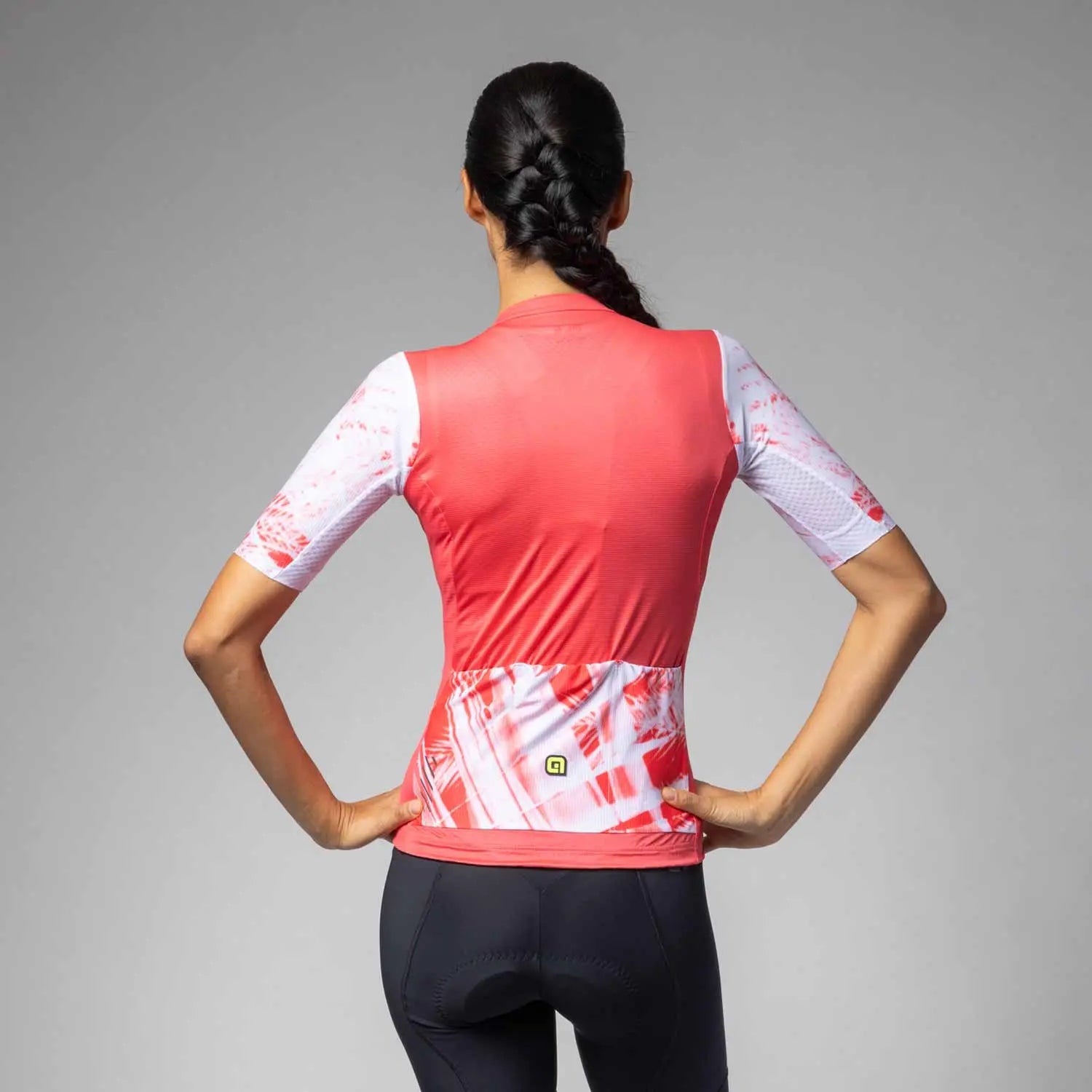 Ale Clothing Palm PR-E Ladies Short Sleeves Jersey Fluo Pink - FREE UK Shipping, FREE 365 Day Returns | Moto Central