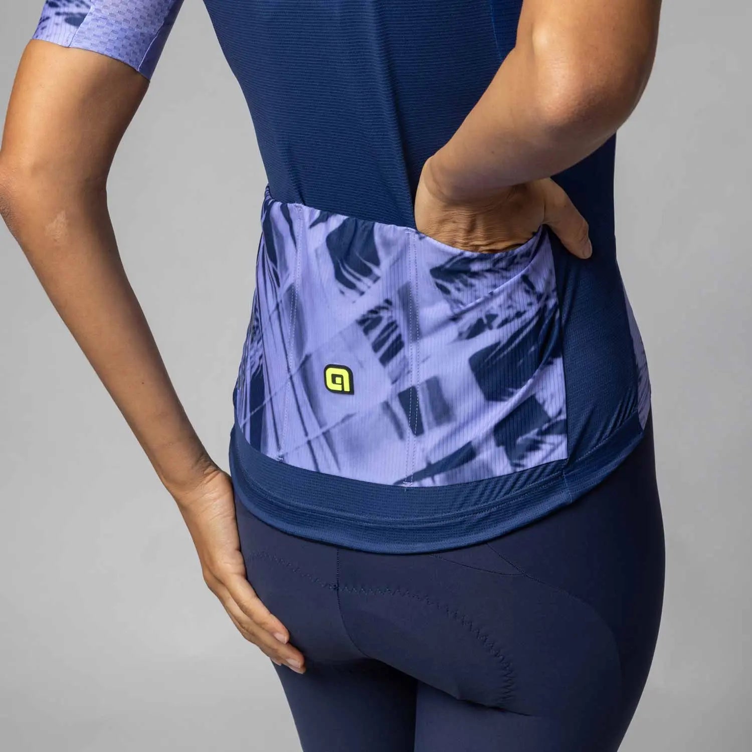 Ale Clothing Palm PR-E Ladies Short Sleeves Jersey Blue - FREE UK Shipping, FREE 365 Day Returns | Moto Central
