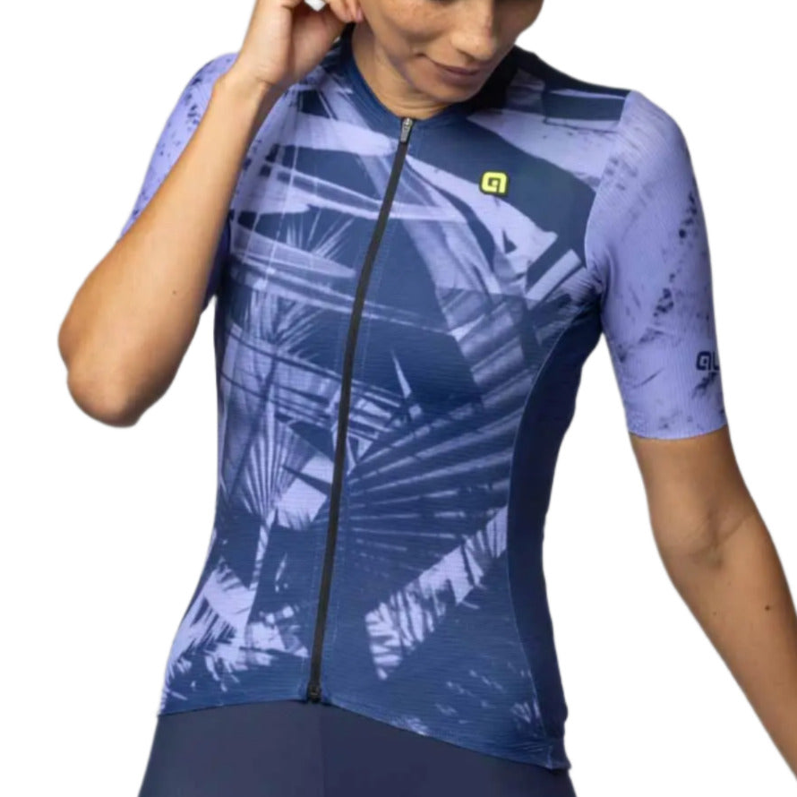 Ale Clothing Palm PR-E Ladies Short Sleeves Jersey Blue - FREE UK Shipping, FREE 365 Day Returns | Moto Central