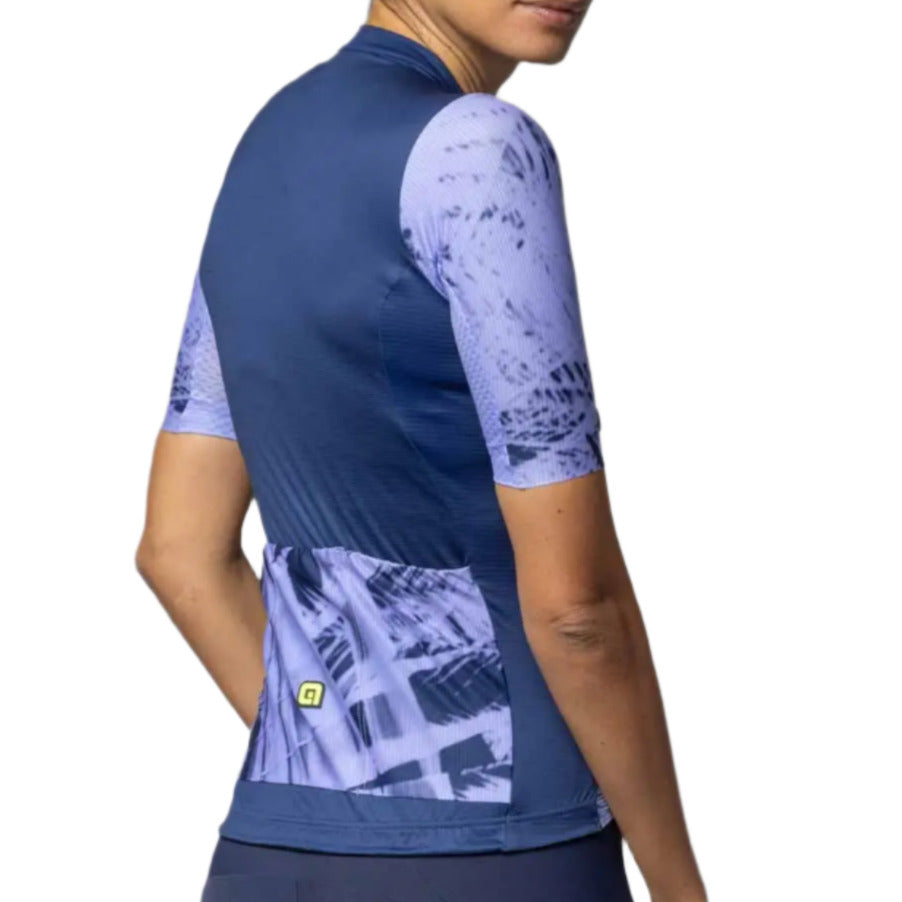 Ale Clothing Palm PR-E Ladies Short Sleeves Jersey Blue - FREE UK Shipping, FREE 365 Day Returns | Moto Central