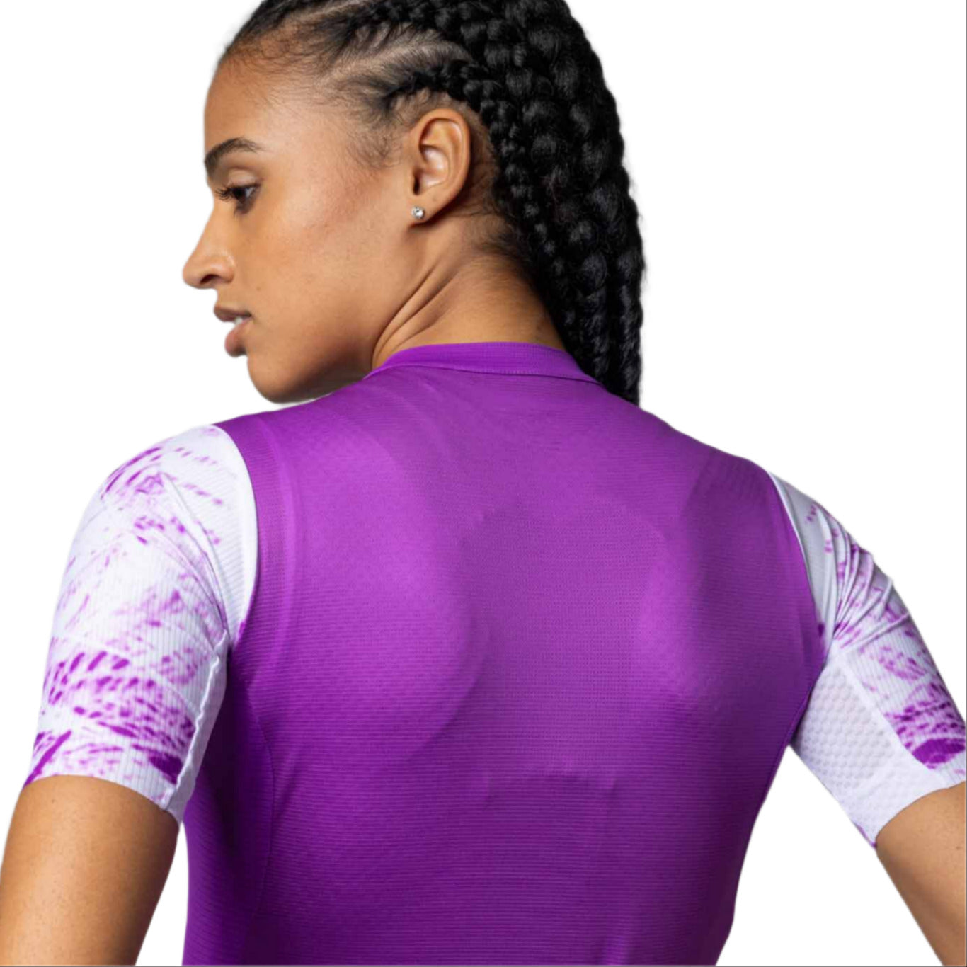 Ale Clothing Palm PR-E Ladies Short Sleeves Jersey Purple - FREE UK Shipping, FREE 365 Day Returns | Moto Central