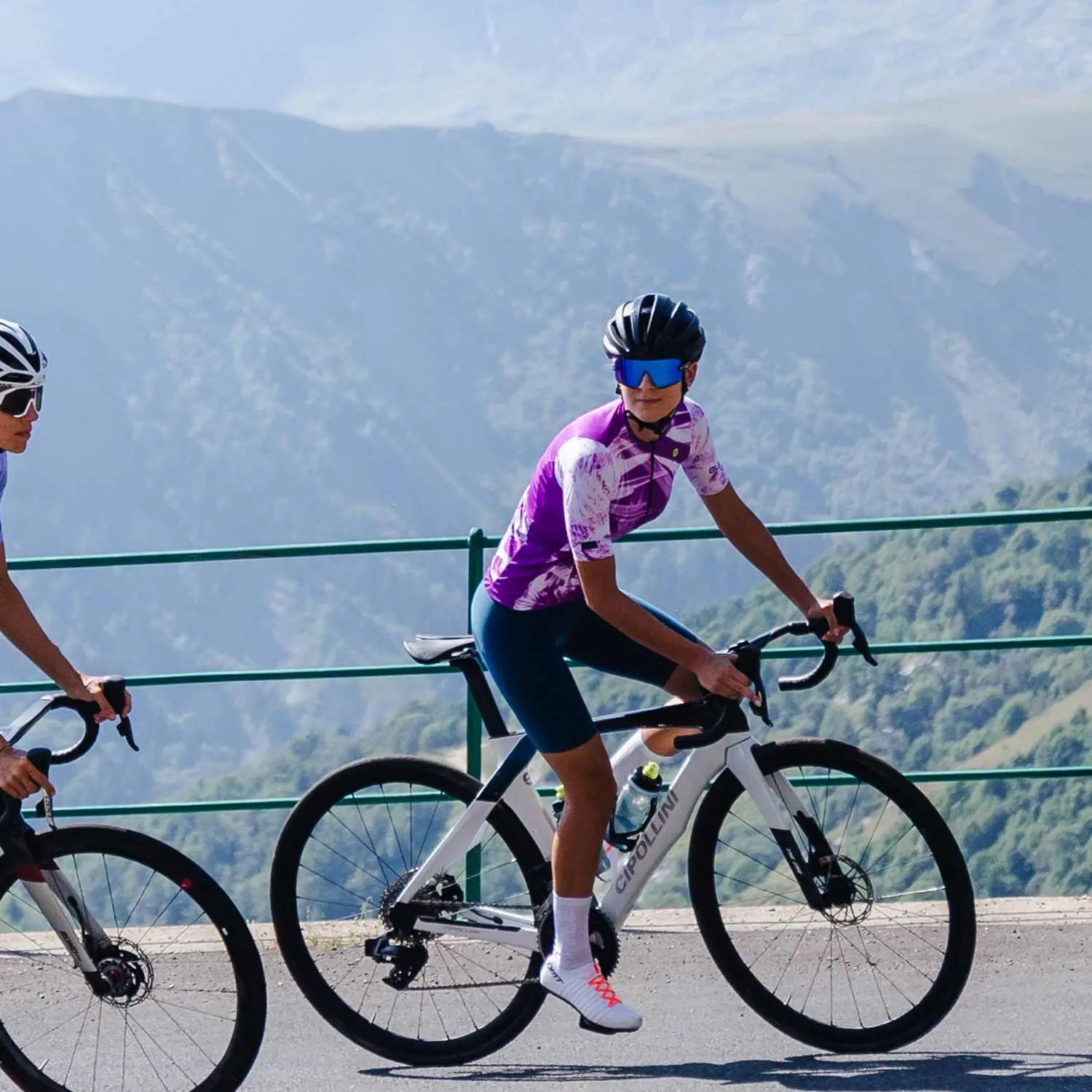 Ale Clothing Palm PR-E Ladies Short Sleeves Jersey Purple - FREE UK Shipping, FREE 365 Day Returns | Moto Central