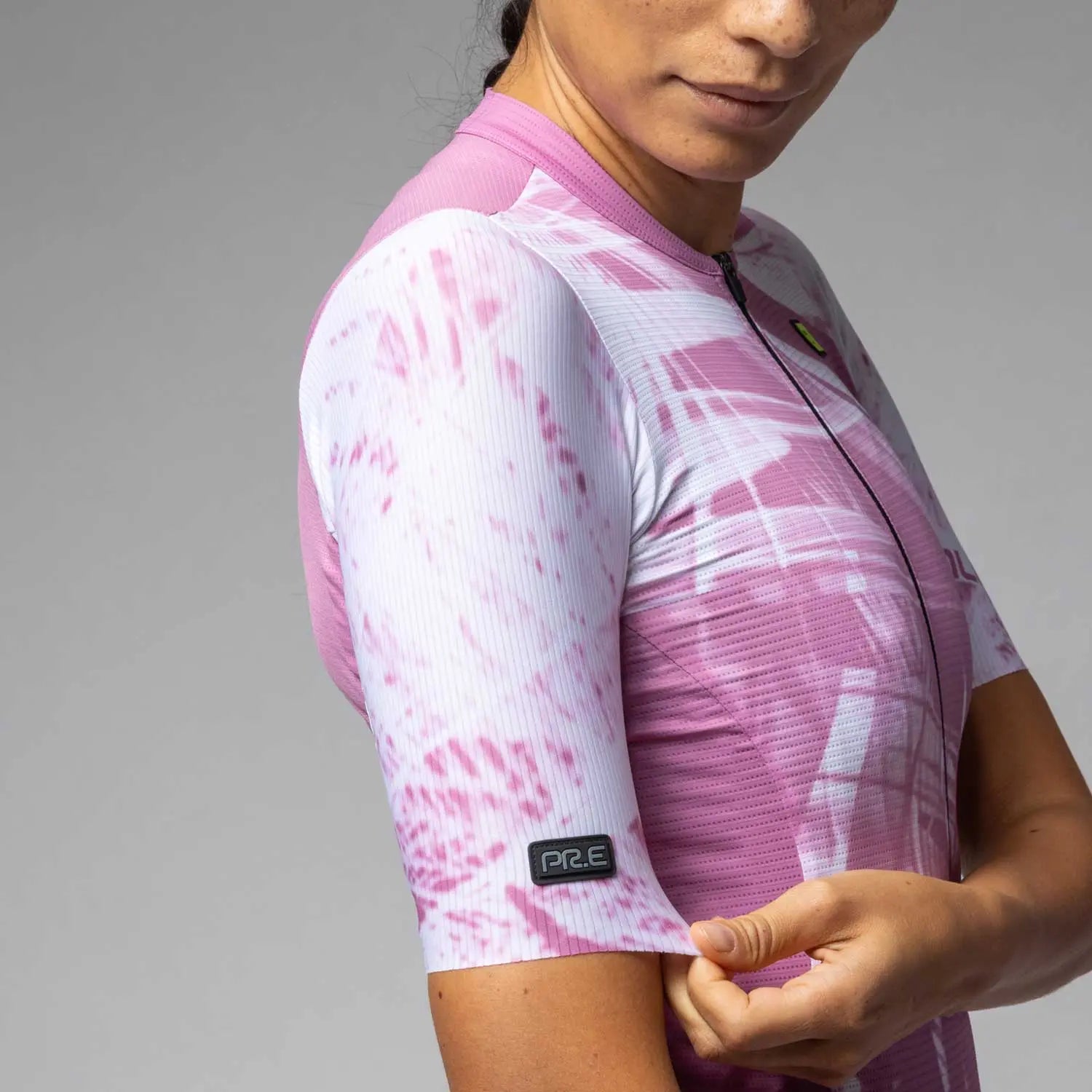 Ale Clothing Palm PR-E Ladies Short Sleeves Jersey Pink - FREE UK Shipping, FREE 365 Day Returns | Moto Central