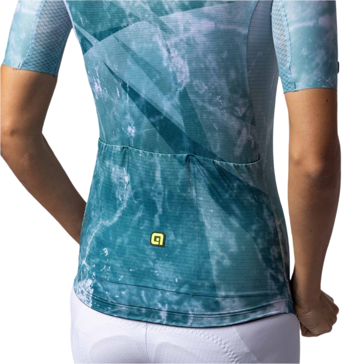 Ale Clothing Quartz PR-E Ladies Short Sleeves Jersey Cyan - FREE UK Shipping, FREE 365 Day Returns | Moto Central