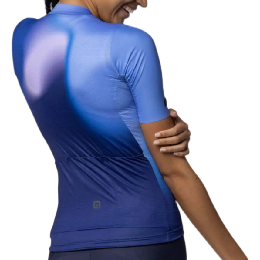 Ale Clothing Flash PR-E Ladies Short Sleeves Jersey Blue - FREE UK Shipping, FREE 365 Day Returns | Moto Central