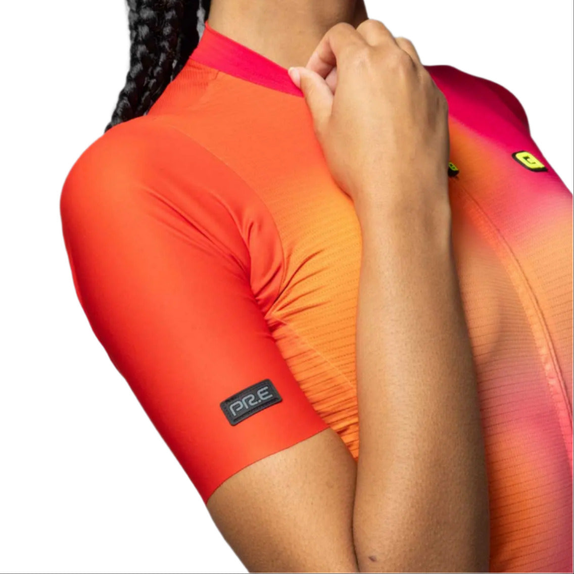 Ale Clothing Flash PR-E Ladies Short Sleeves Jersey Orange - FREE UK Shipping, FREE 365 Day Returns | Moto Central