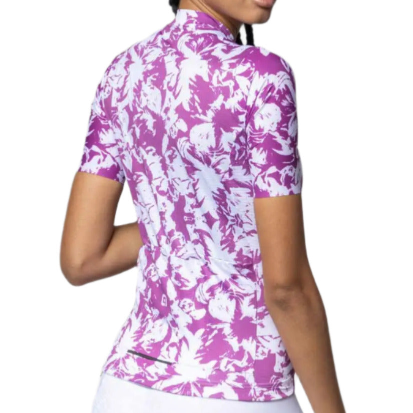 Ale Clothing Essenza Pragma Ladies Short Sleeves Jersey Purple - FREE UK Shipping, FREE 365 Day Returns | Moto Central