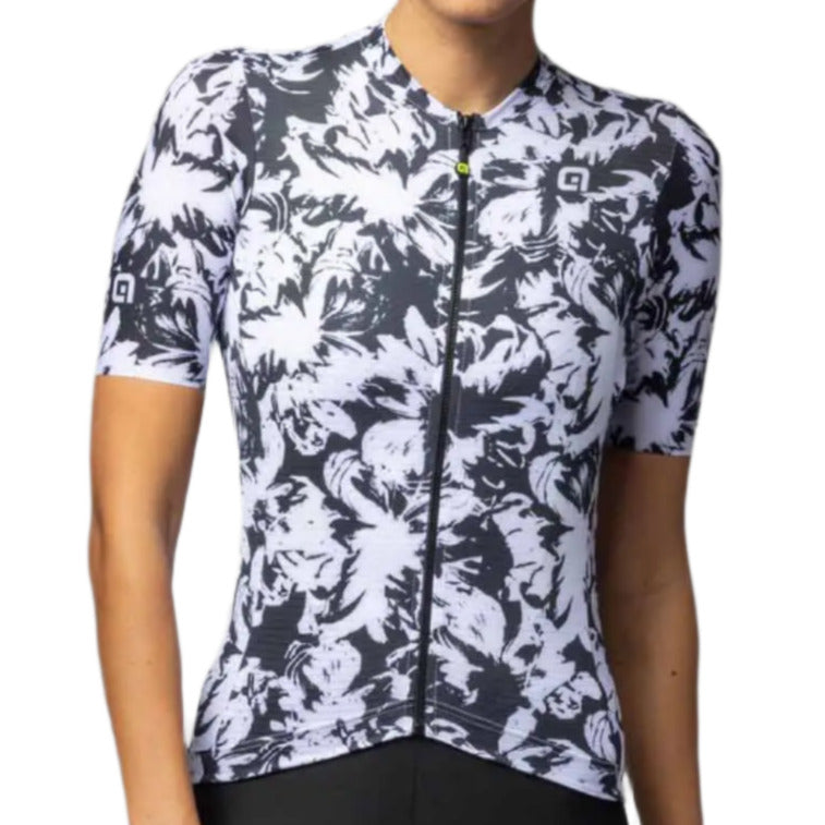 Ale Clothing Essenza Pragma Ladies Short Sleeves Jersey Black - FREE UK Shipping, FREE 365 Day Returns | Moto Central