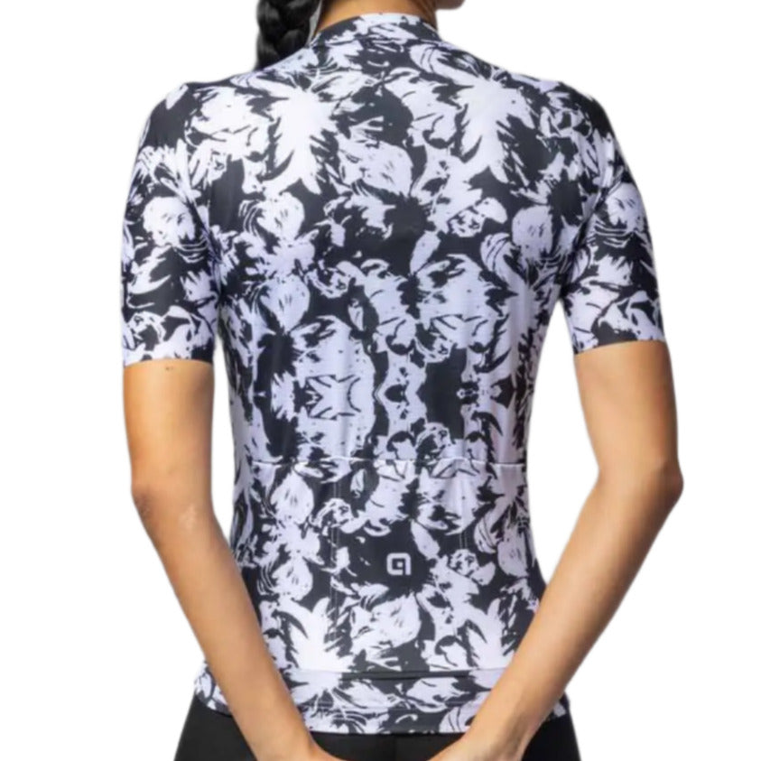 Ale Clothing Essenza Pragma Ladies Short Sleeves Jersey Black - FREE UK Shipping, FREE 365 Day Returns | Moto Central