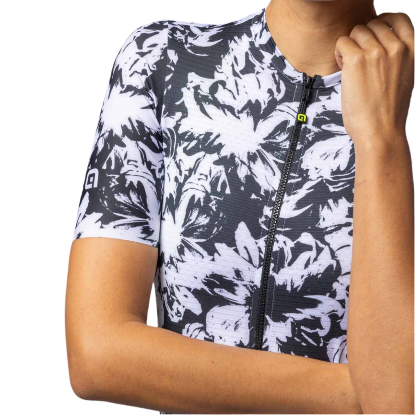 Ale Clothing Essenza Pragma Ladies Short Sleeves Jersey Black - FREE UK Shipping, FREE 365 Day Returns | Moto Central