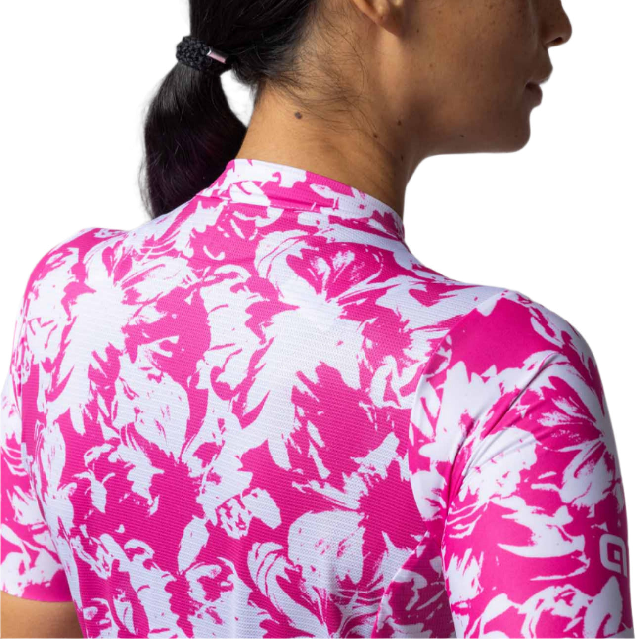 Ale Clothing Essenza Pragma Ladies Short Sleeves Jersey Pink - FREE UK Shipping, FREE 365 Day Returns | Moto Central
