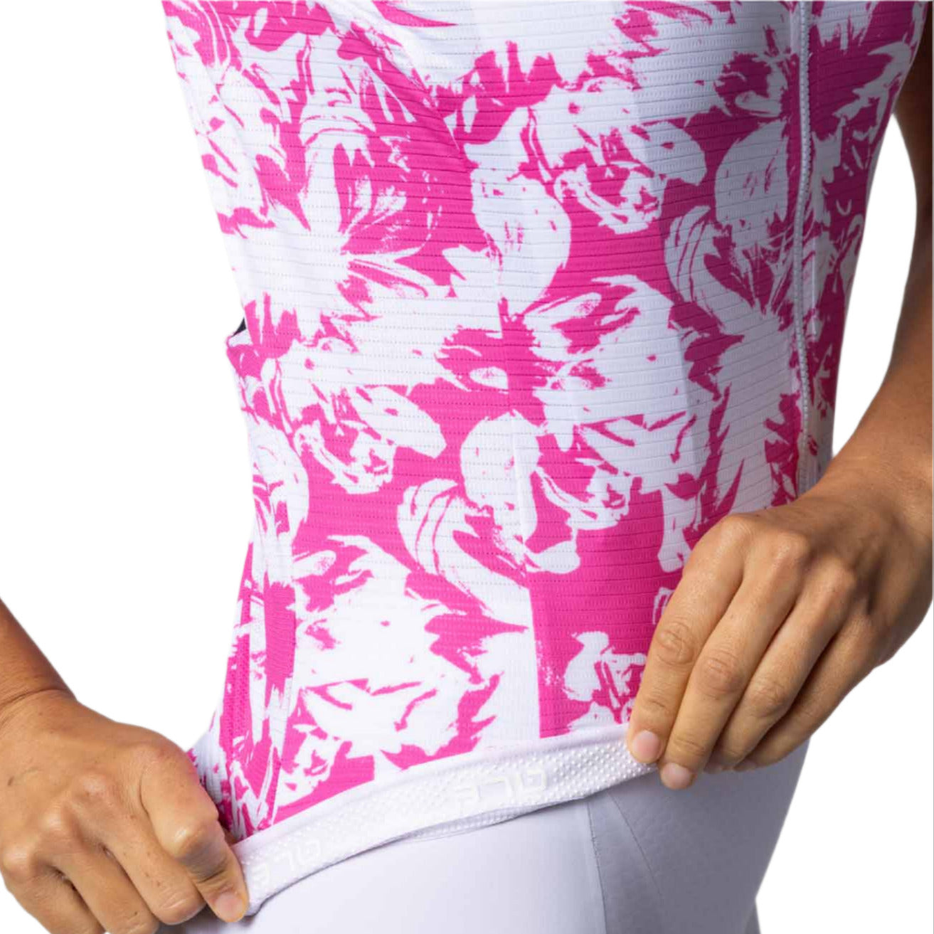 Ale Clothing Essenza Pragma Ladies Short Sleeves Jersey Pink - FREE UK Shipping, FREE 365 Day Returns | Moto Central