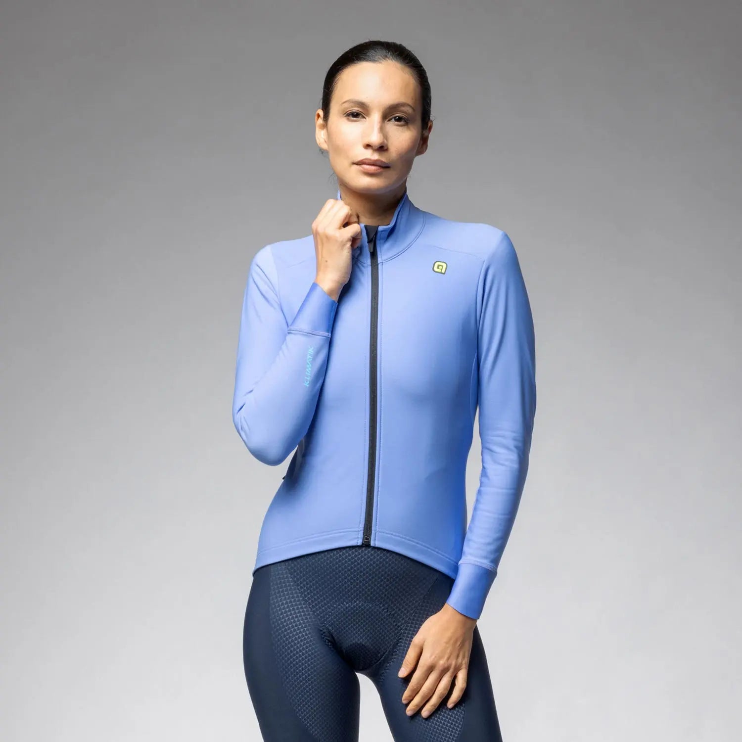 Ale Clothing K-Idro Klimatik Ladies Long Sleeves Jersey Light / Blue - FREE UK Shipping, FREE 365 Day Returns | Moto Central