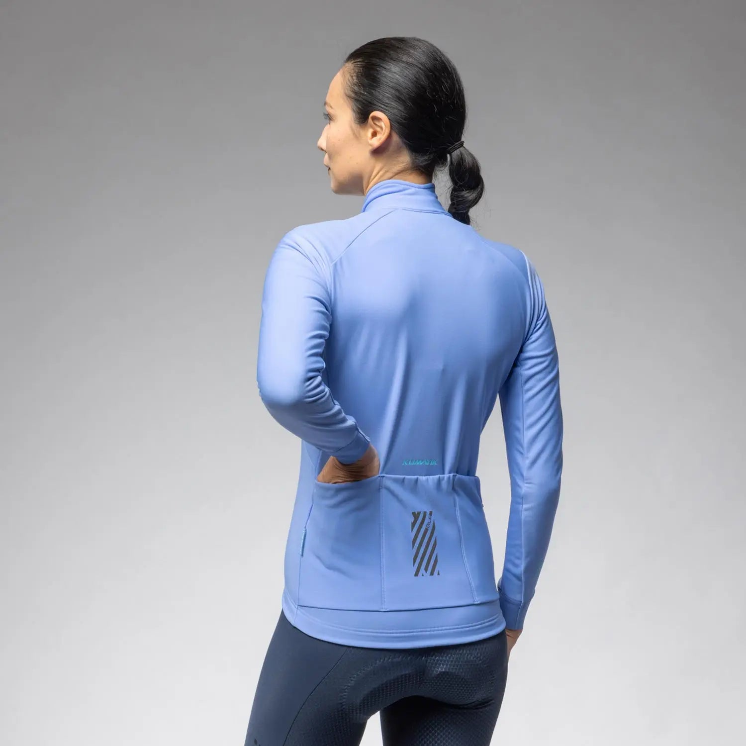 Ale Clothing K-Idro Klimatik Ladies Long Sleeves Jersey Light / Blue - FREE UK Shipping, FREE 365 Day Returns | Moto Central