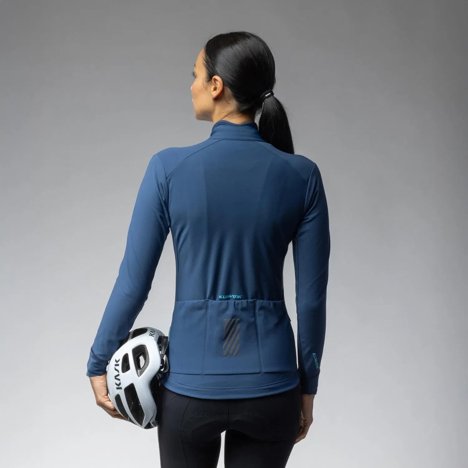 Ale Clothing K-Idro Klimatik Ladies Long Sleeves Jersey Navy - FREE UK Shipping, FREE 365 Day Returns | Moto Central