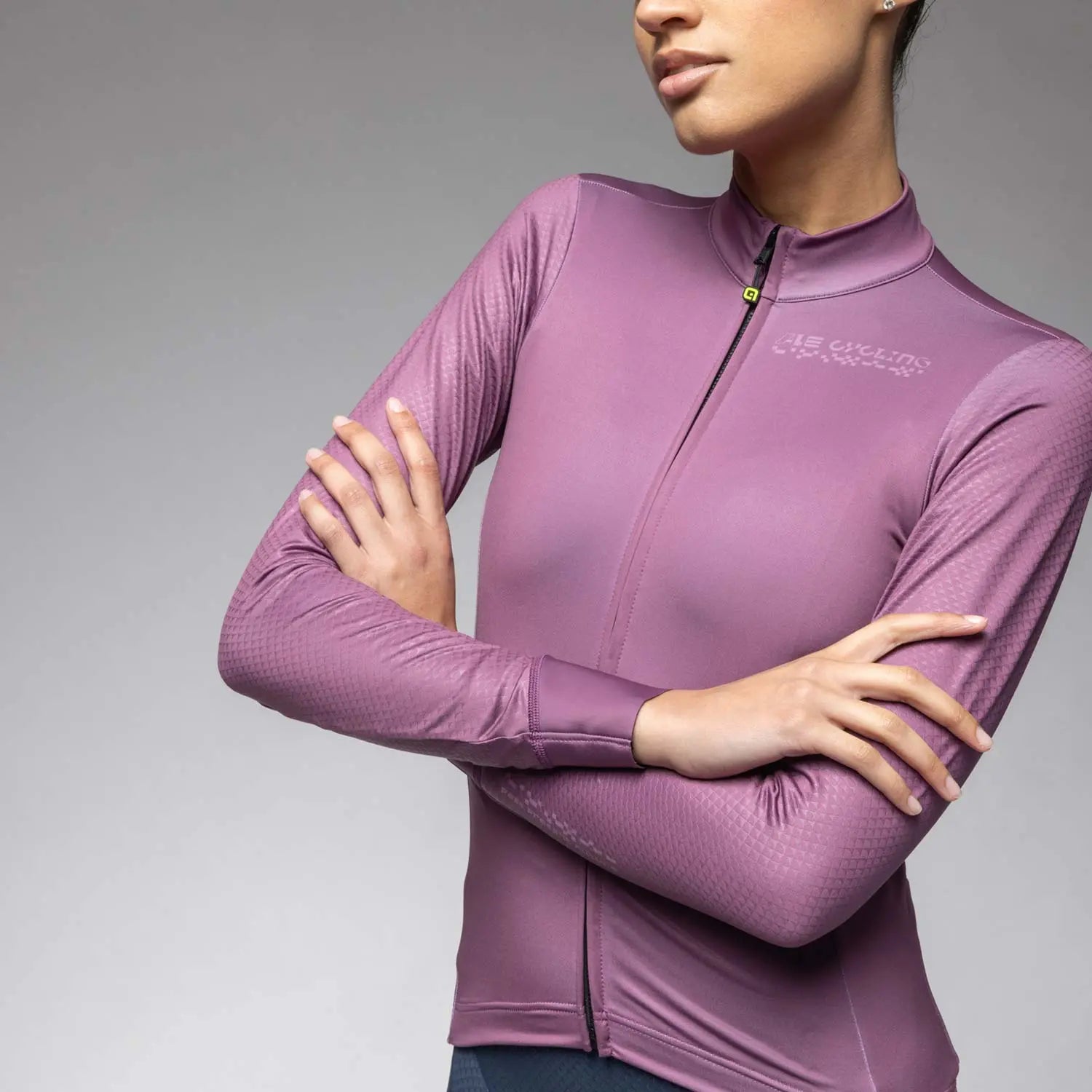 Ale Clothing Follow Me 2.0 PR-E Long Sleeves Ladies Jersey Purple - FREE UK Shipping, FREE 365 Day Returns | Moto Central