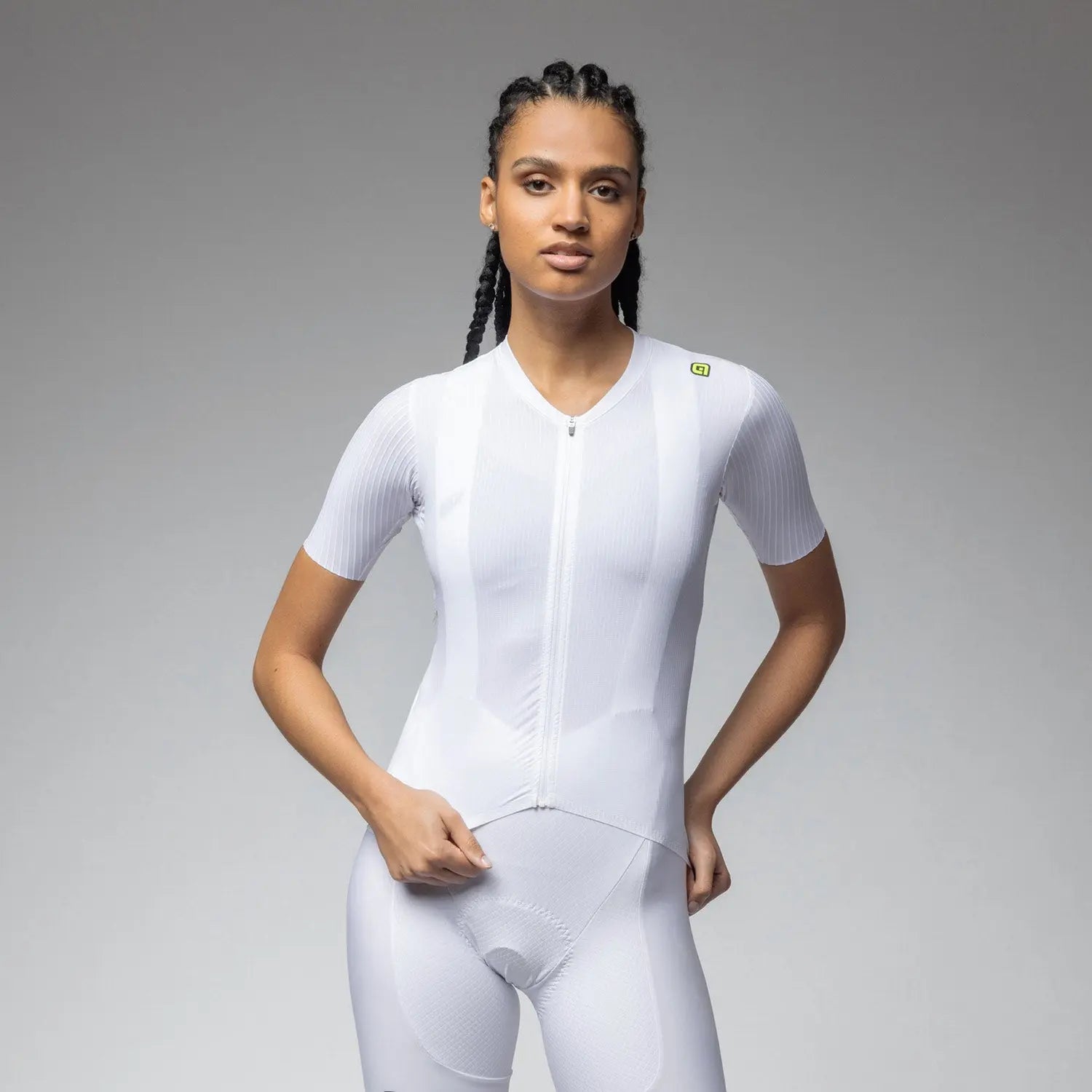 Ale Clothing Sprinter 2.0 R-EV1 Ladies Short Sleeves Jersey White - FREE UK Shipping, FREE 365 Day Returns | Moto Central