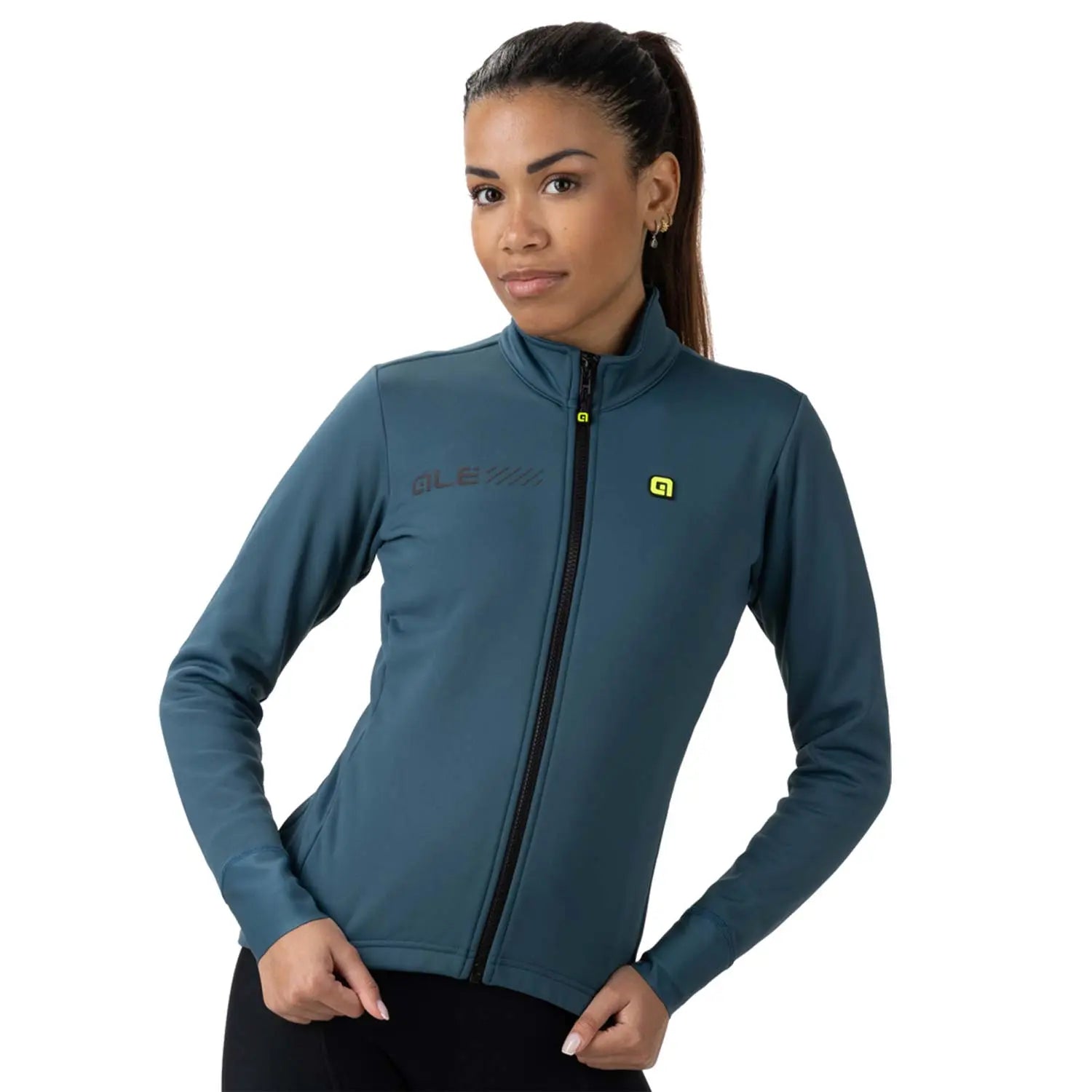 Ale Clothing Fondo Plus Pragma Ladies Jacket Green - FREE UK Shipping, FREE 365 Day Returns | Moto Central